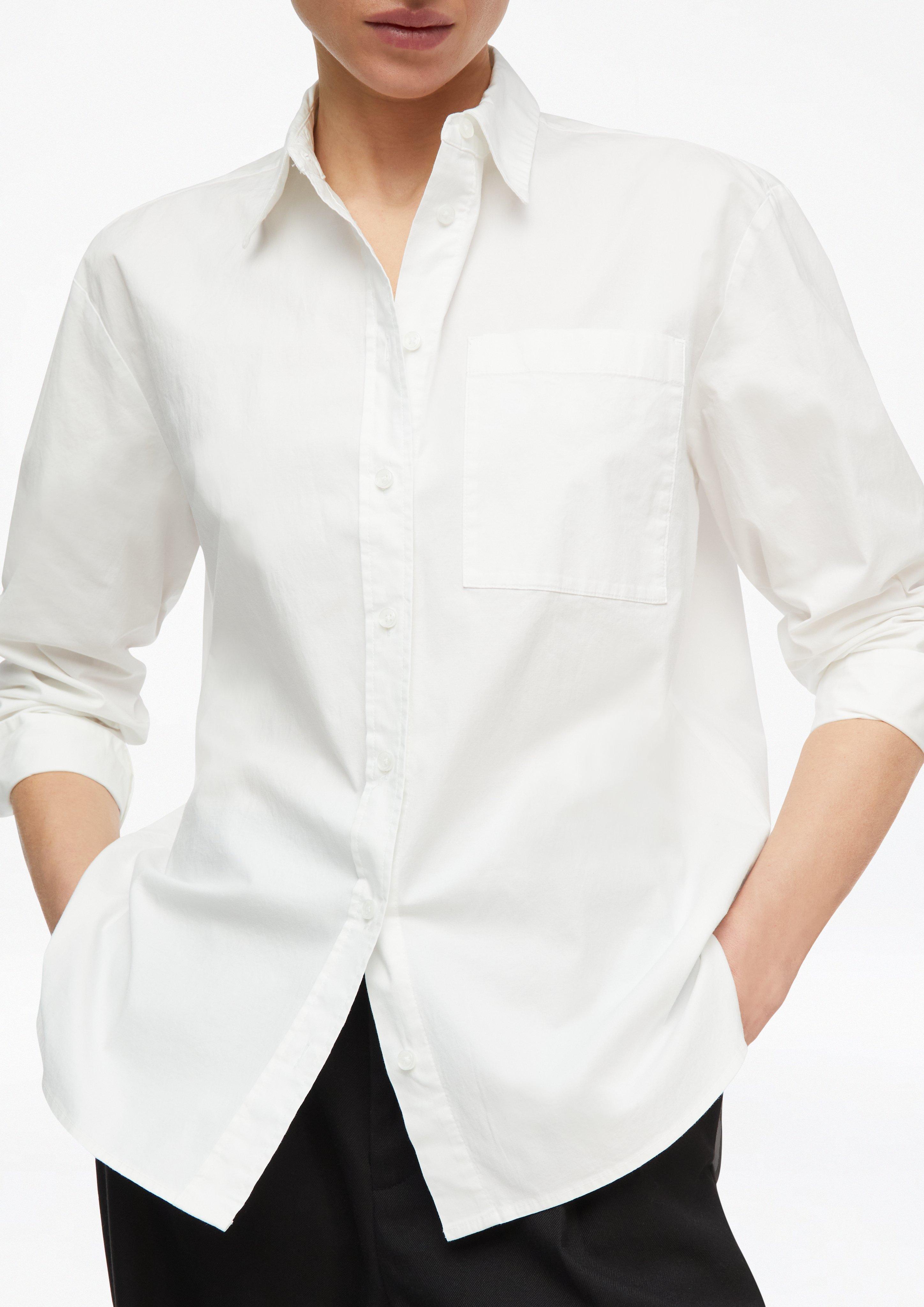 Thumbnail - Lockere Hemdbluse aus Popeline