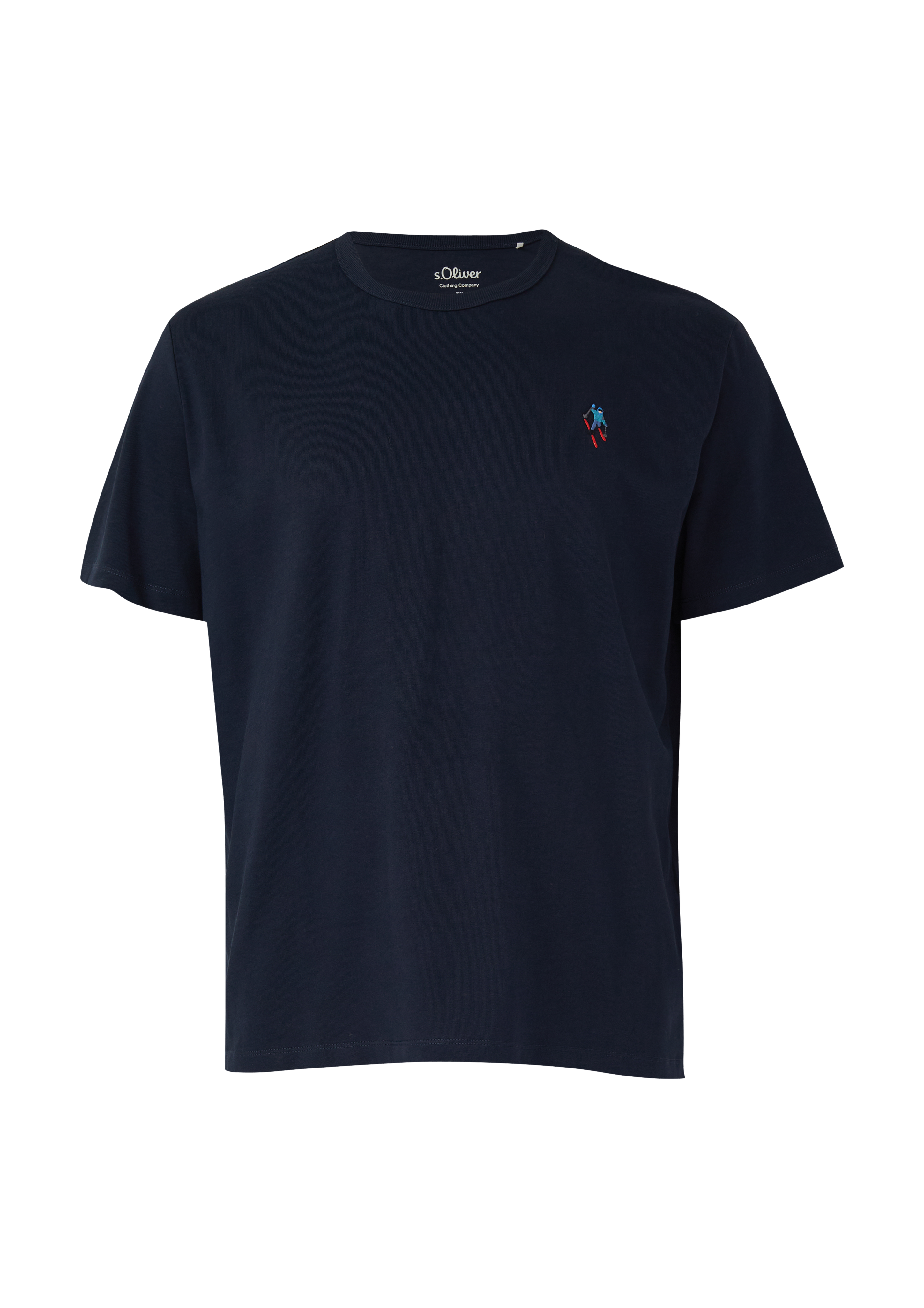 T-shirt in zware jersey met artwork | Wintersportcollectie