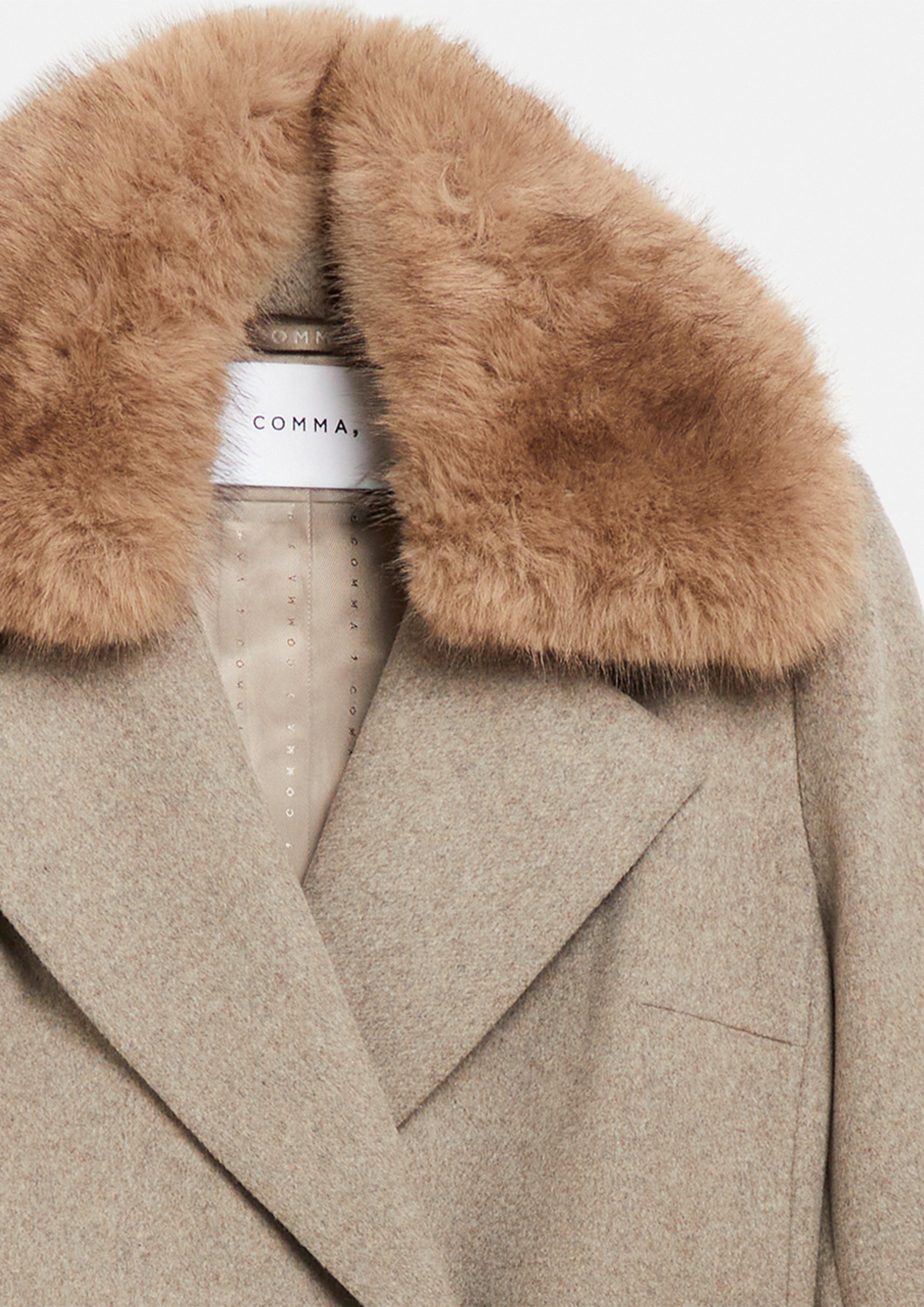 Outdoor coat in brown by COMMA