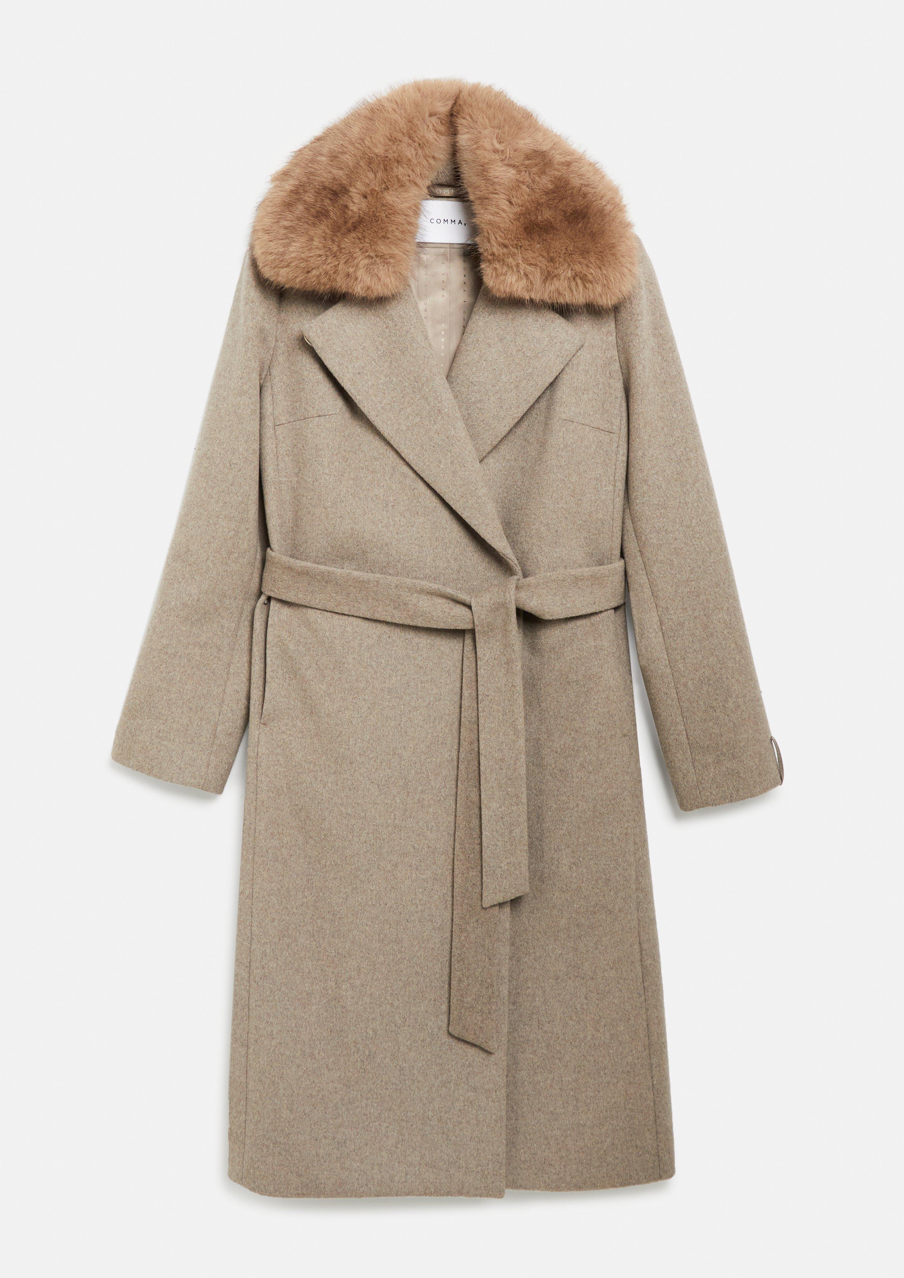 Outdoor coat in brown by COMMA