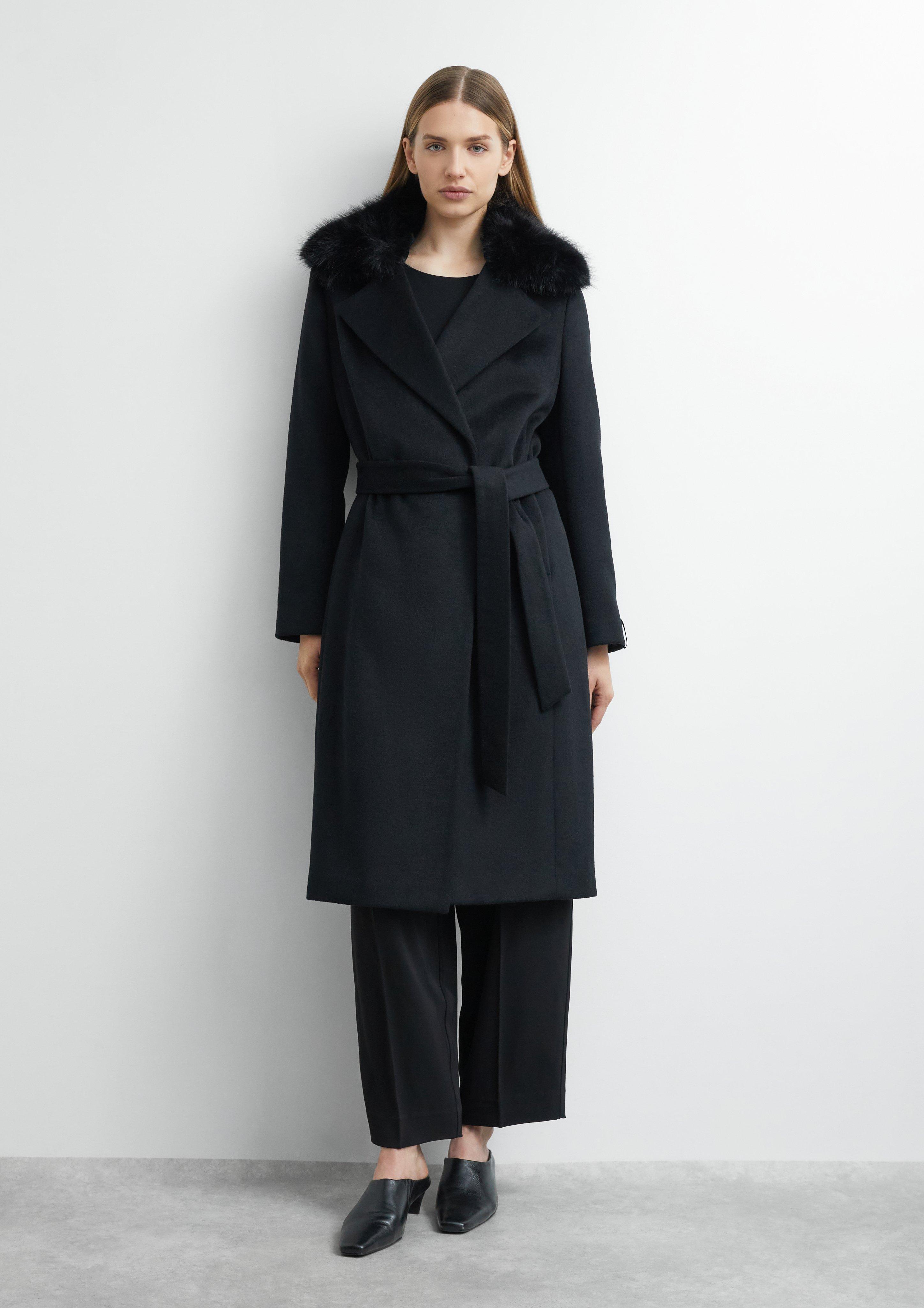 Outdoor coat in black by COMMA