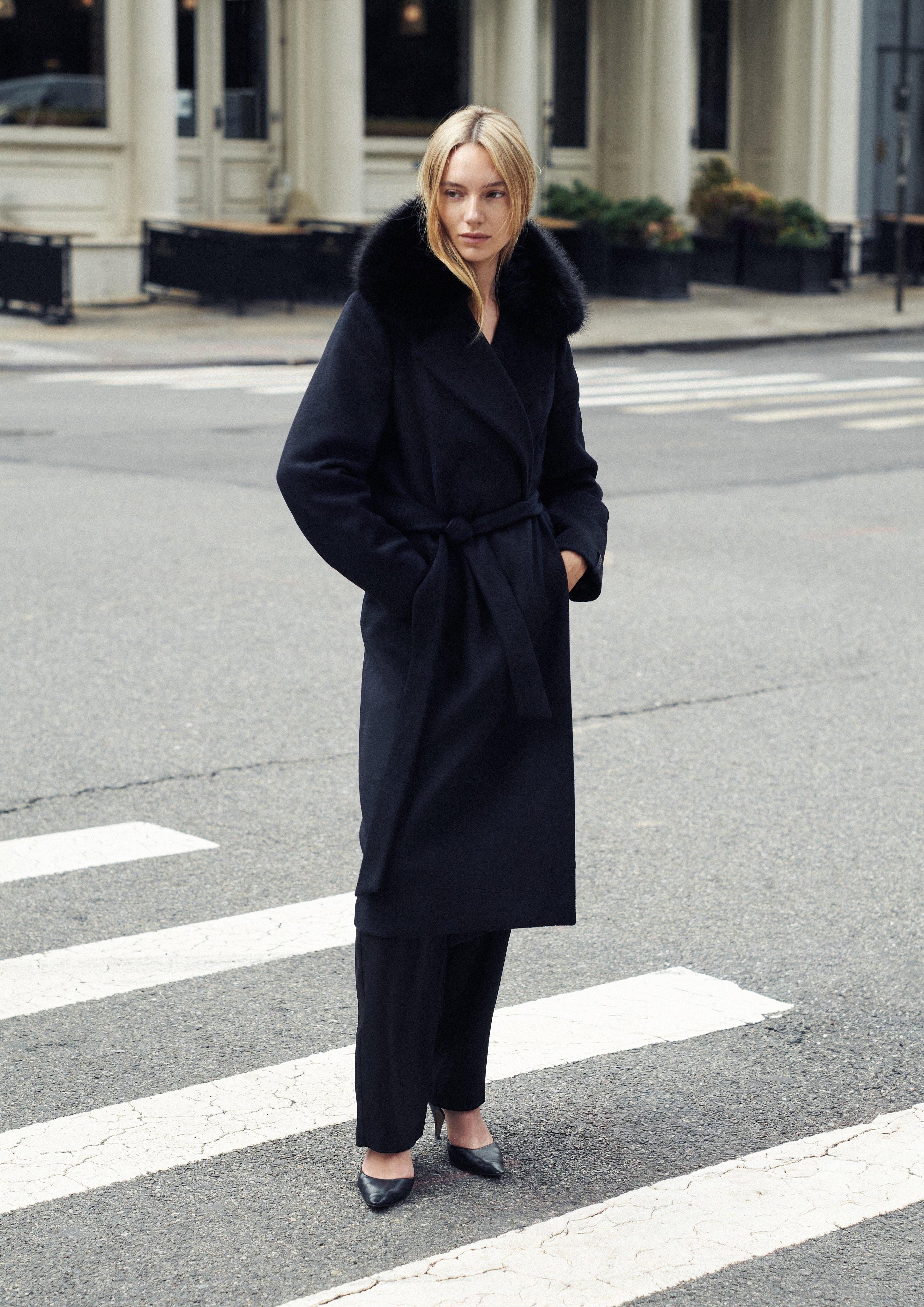Outdoor coat in black by COMMA