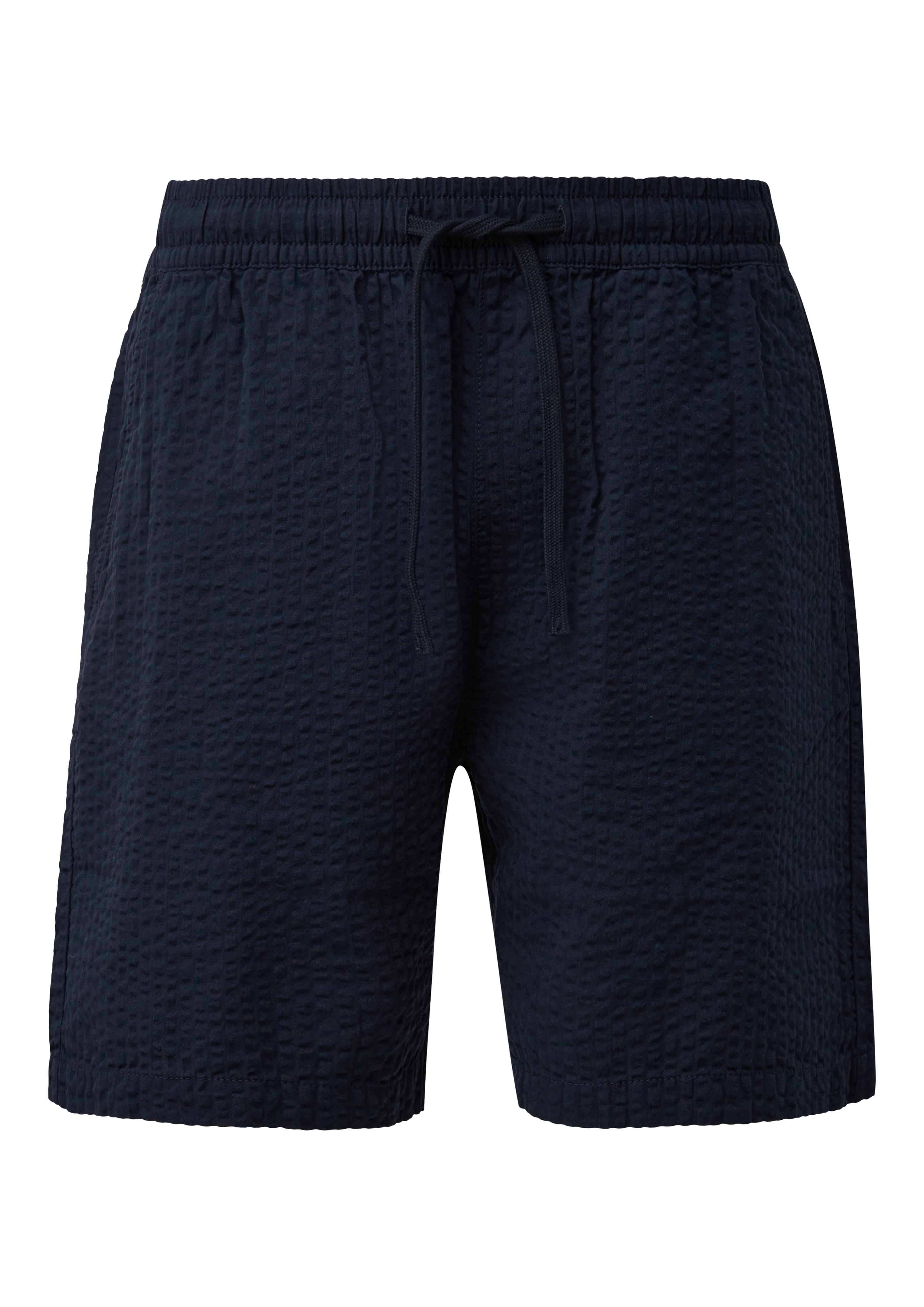 Qs Shorts Aus Seersucker