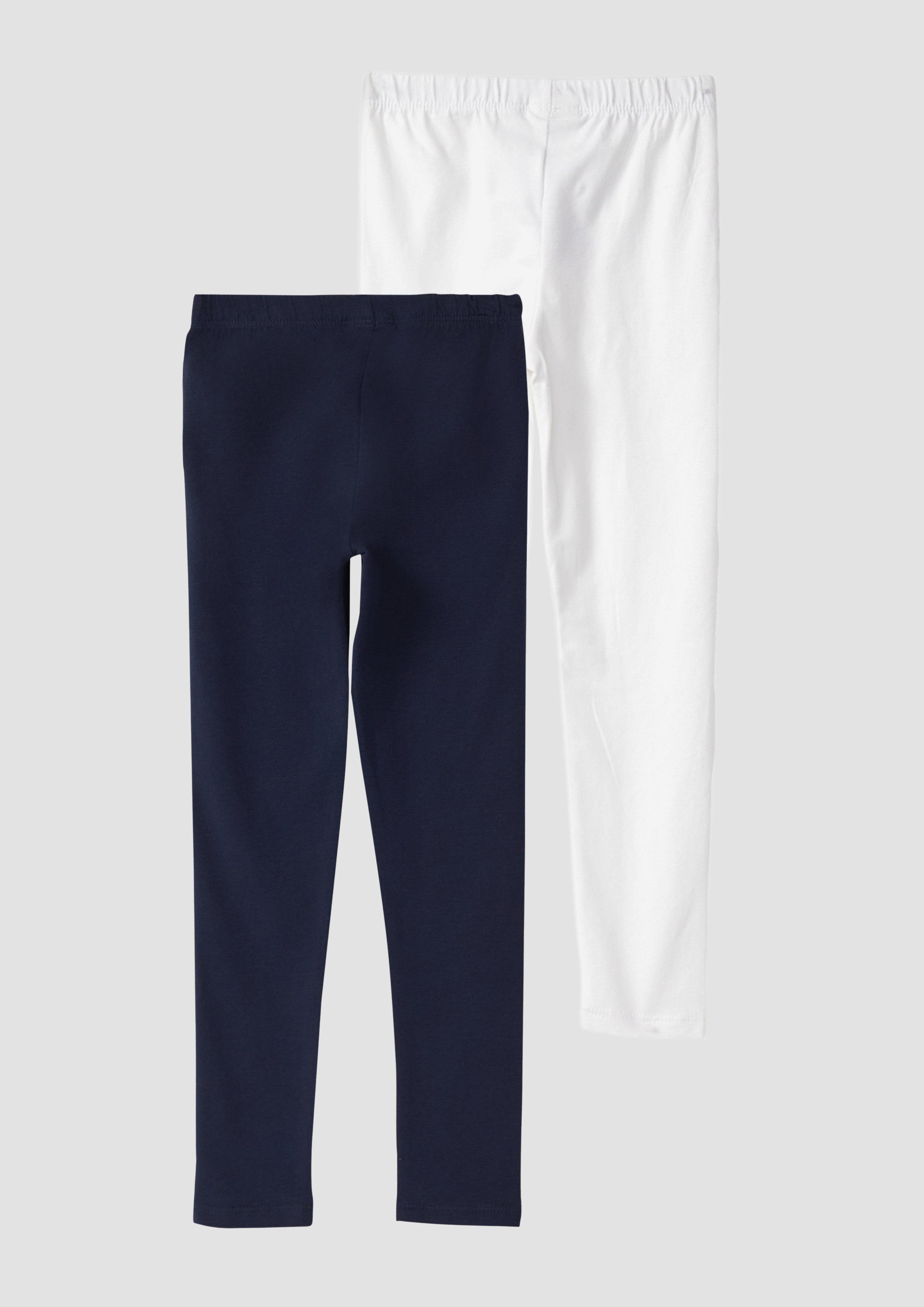 Leggings aus Baumwollstretch in 0100, 9999 & 4185