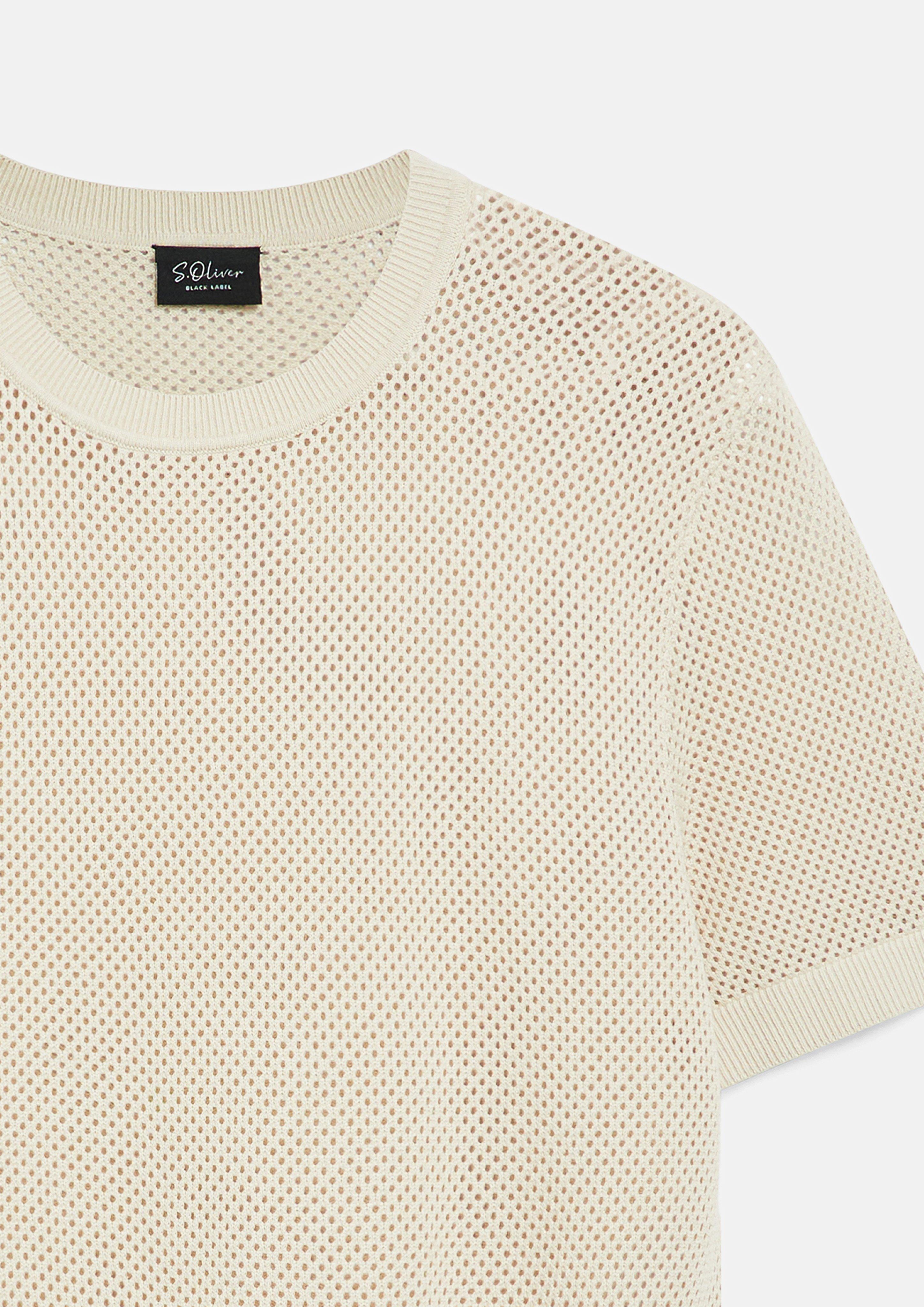 Heren Gebreide trui in beige van s.Oliver BLACK LABEL
