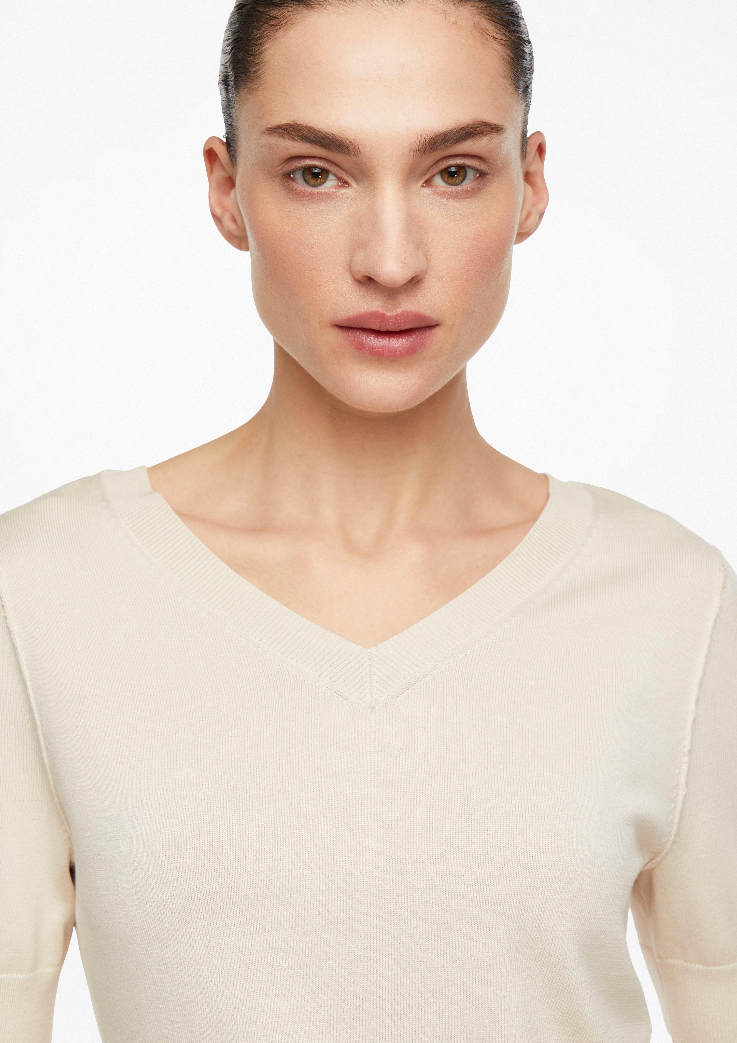 Strickpullover in beige von COMMA