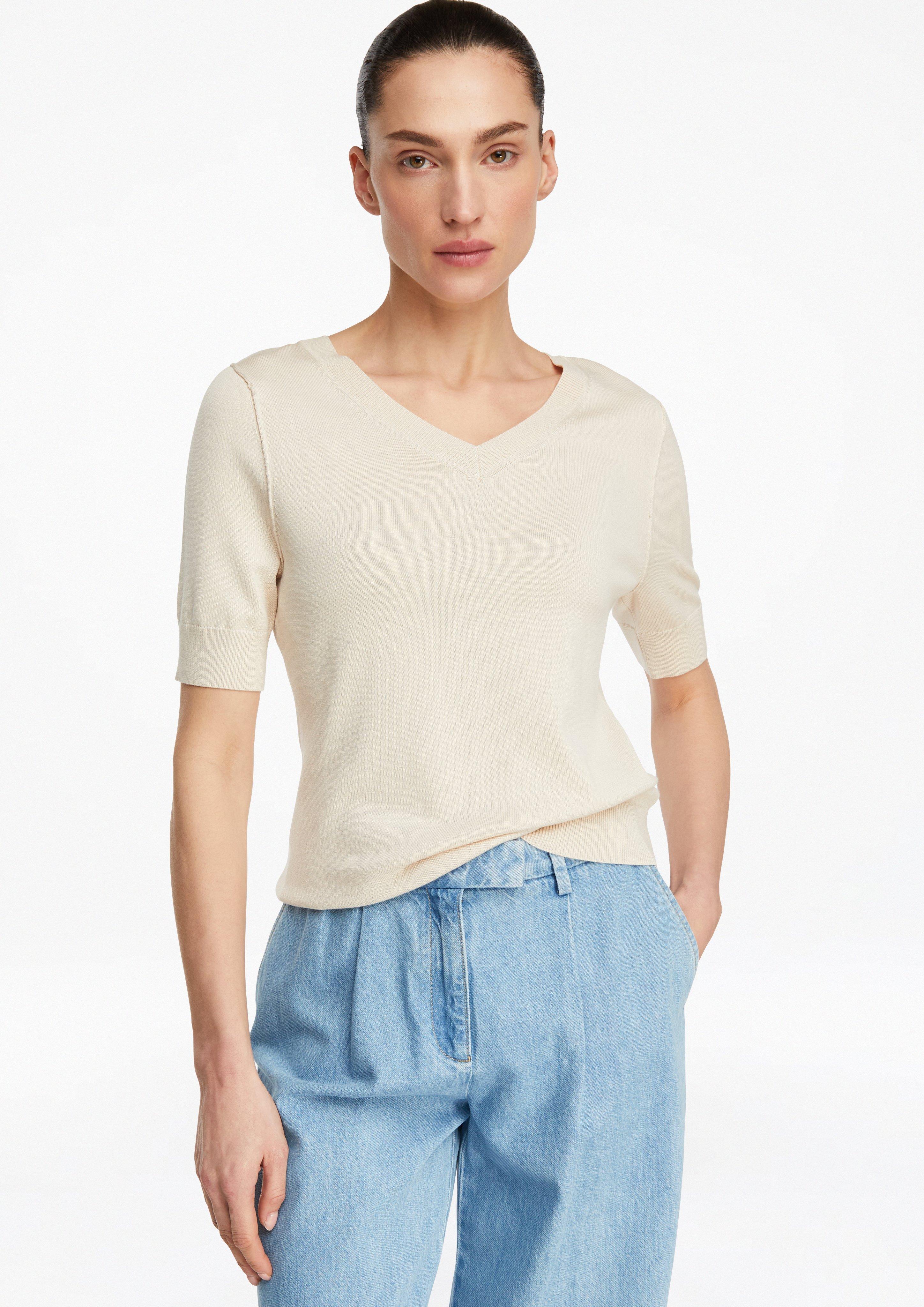 Strickpullover in beige von COMMA