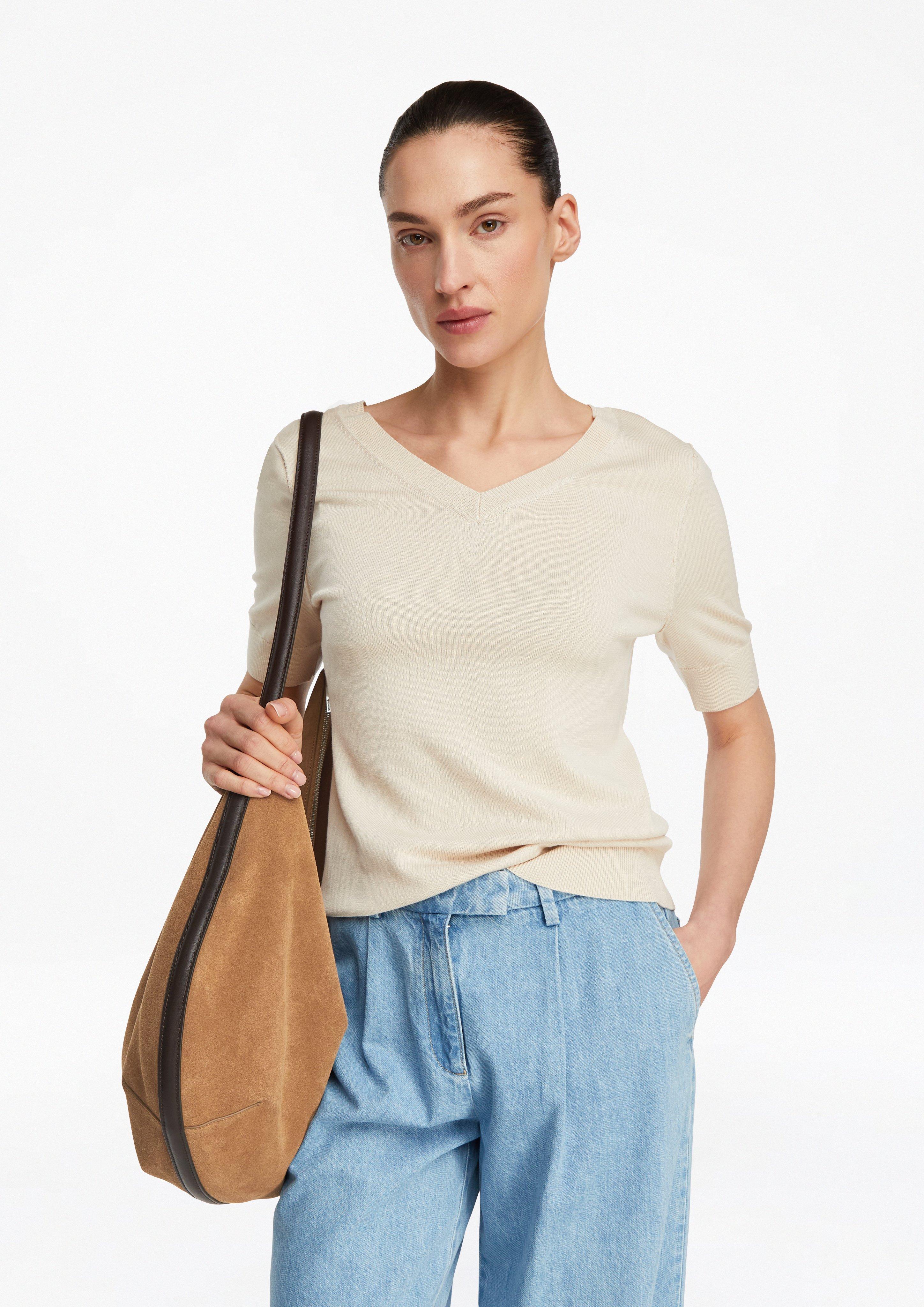 Strickpullover in beige von COMMA