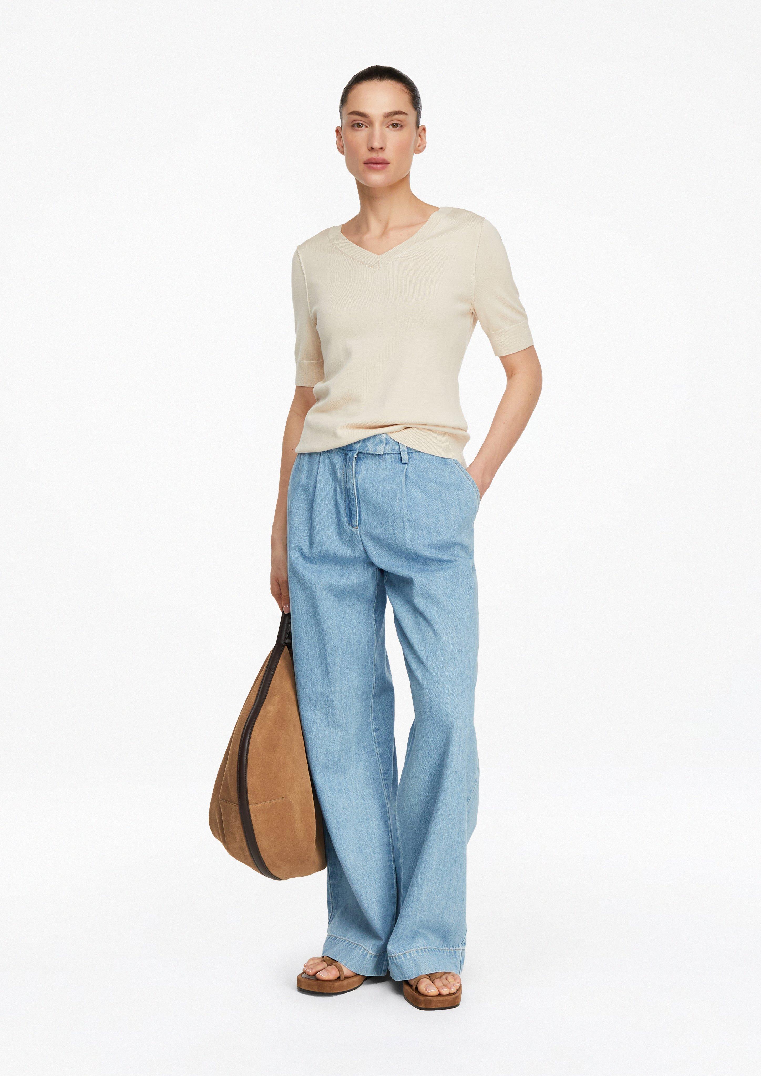 Strickpullover in beige von COMMA