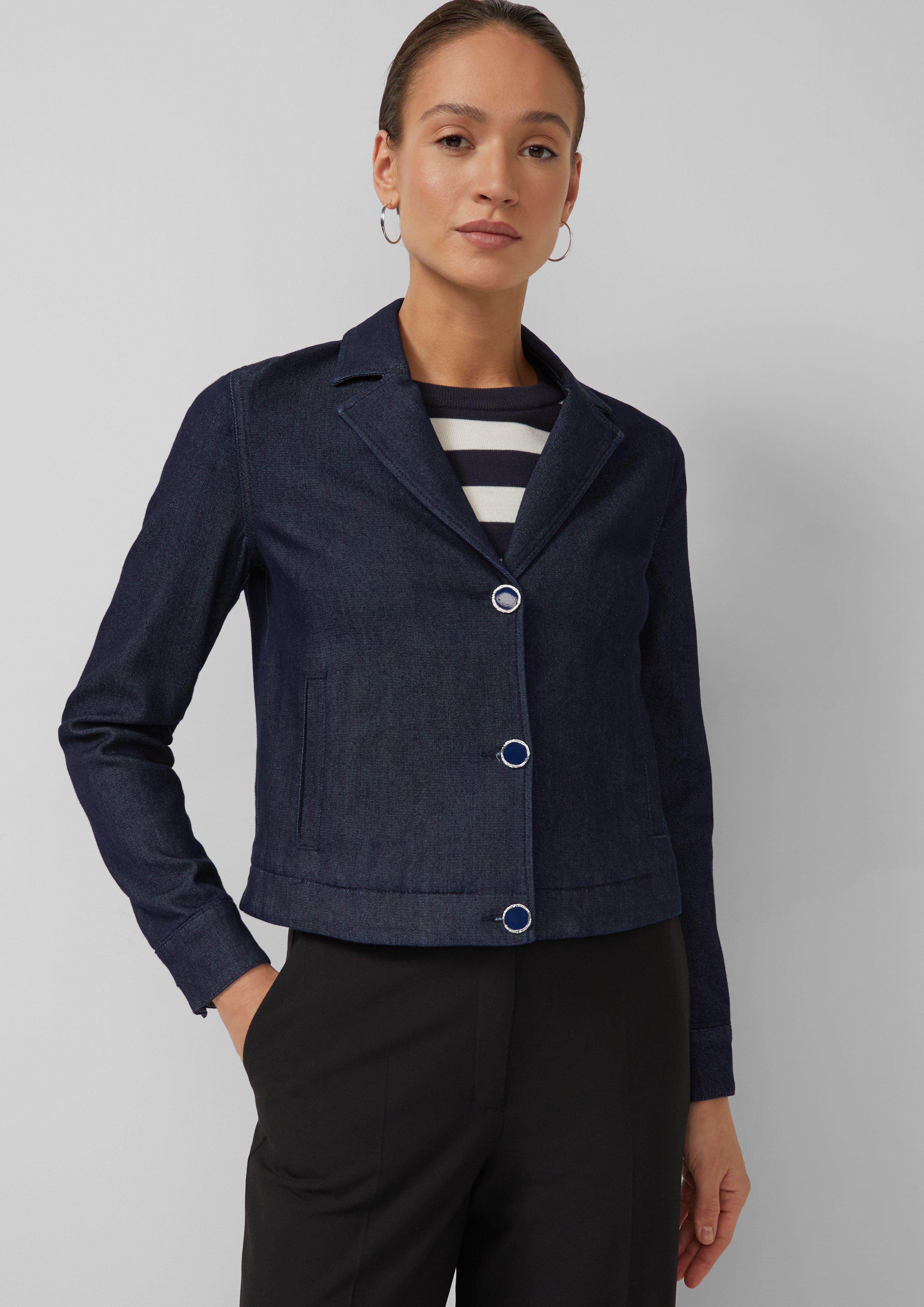 Thumbnail - Verkürzte Jacke mit Reverskragen