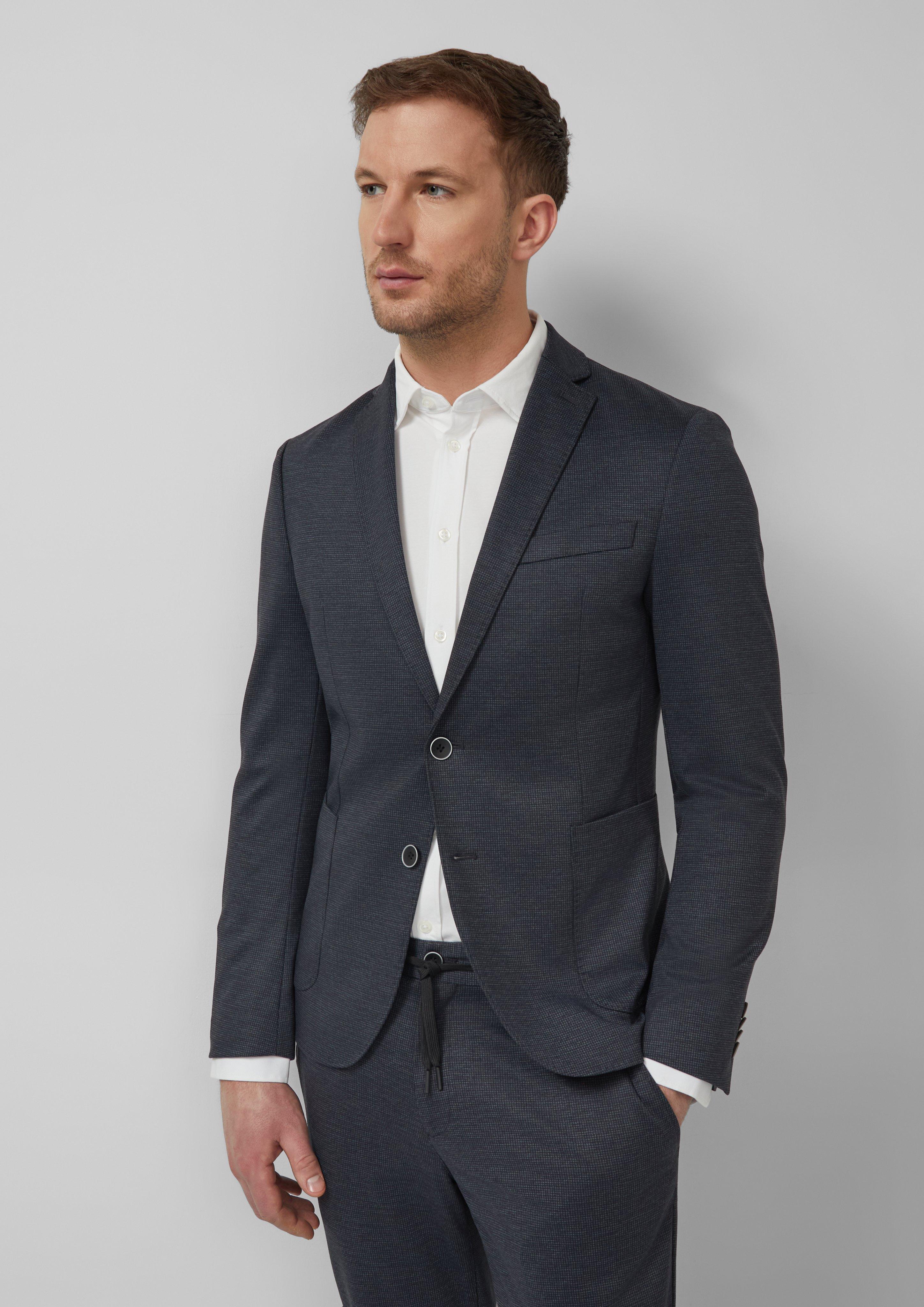 Thumbnail - s.O JOGG: Elastisches Sakko mit Strukturmuster