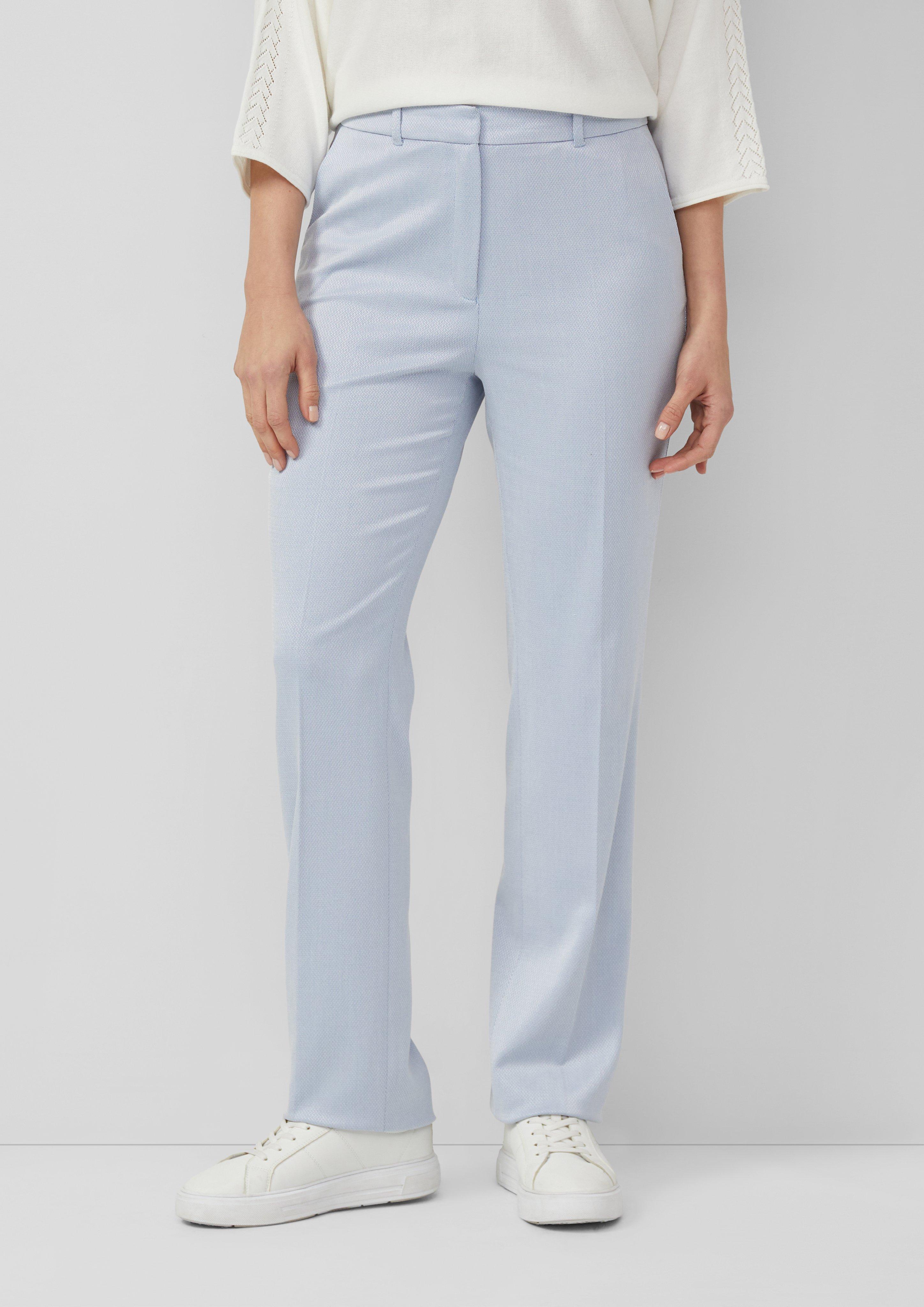 Thumbnail - Hose aus Viskosemix mit High Rise und Straight Leg