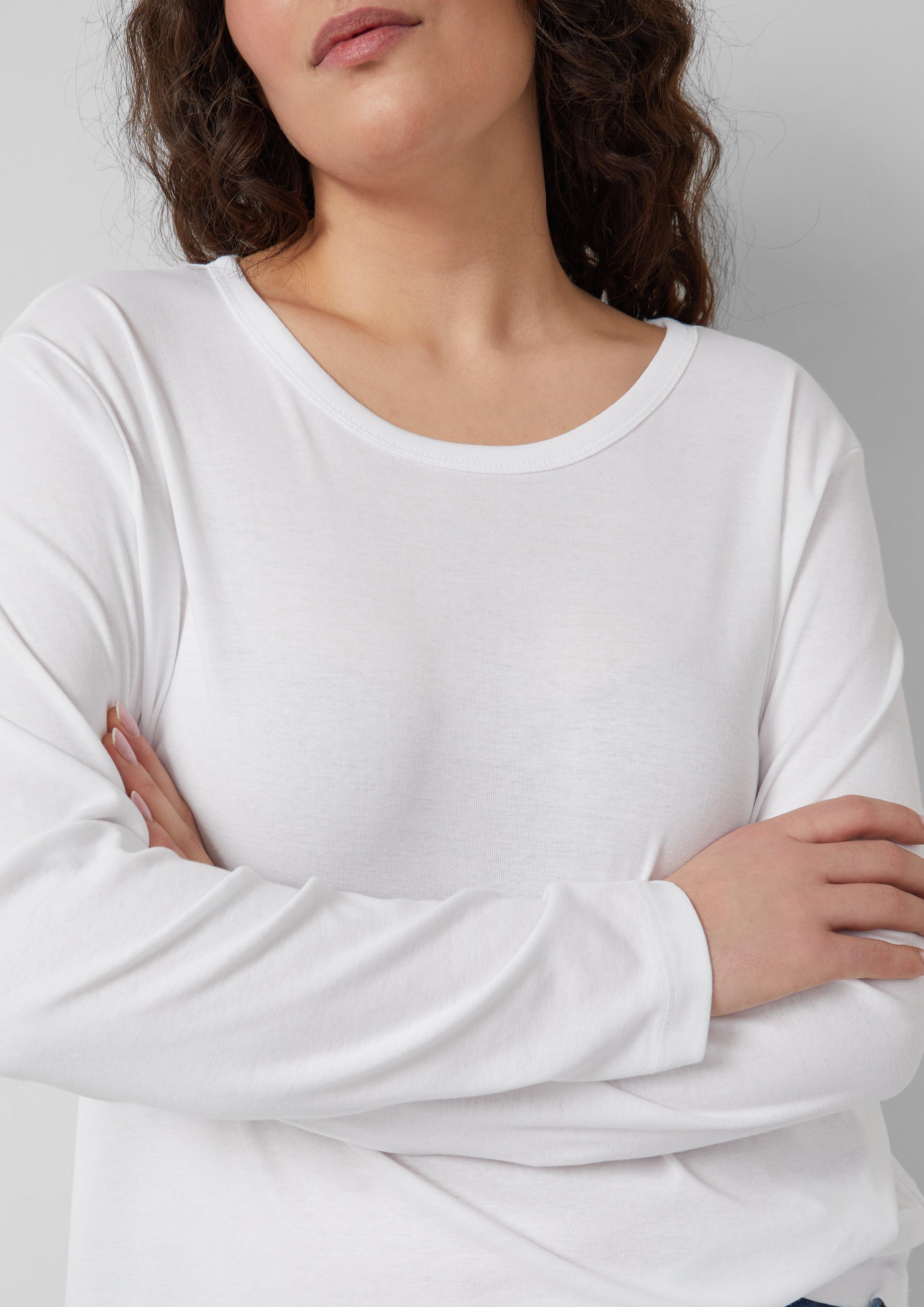 Basic Longsleeve aus Baumwolle