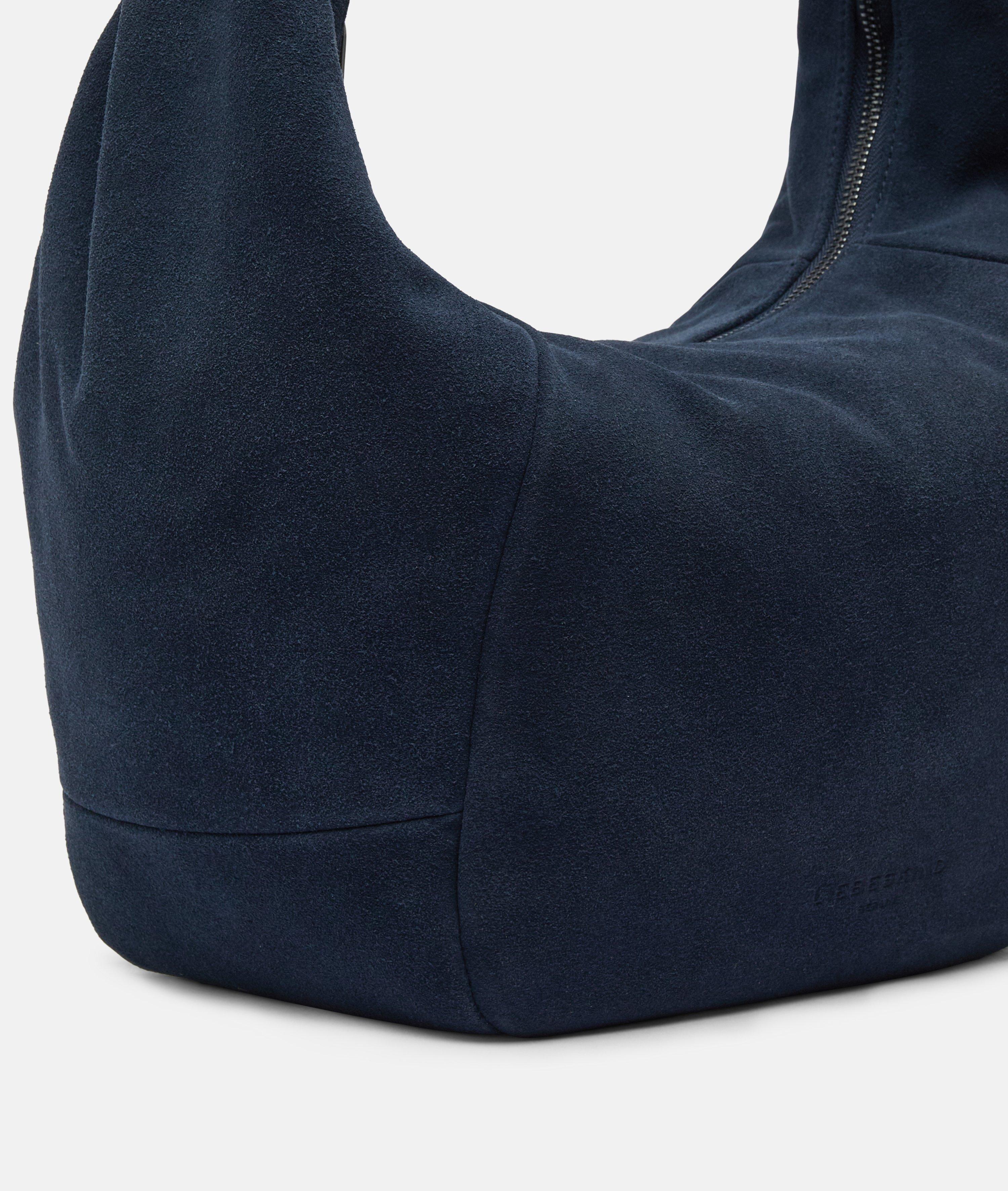 Farrah II Hobo M in blau, beige & braun