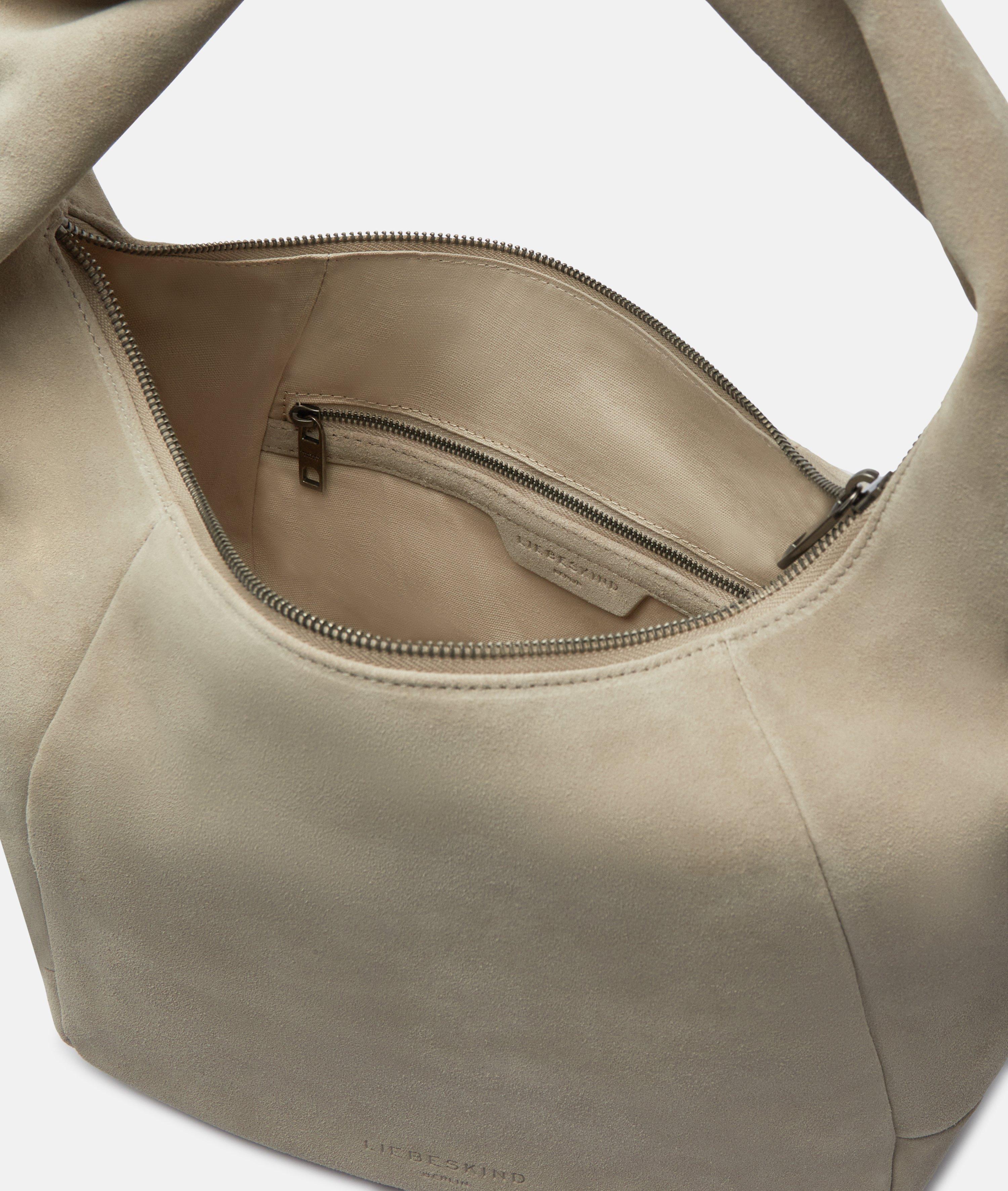 Farrah II Hobo M in beige, blau & braun