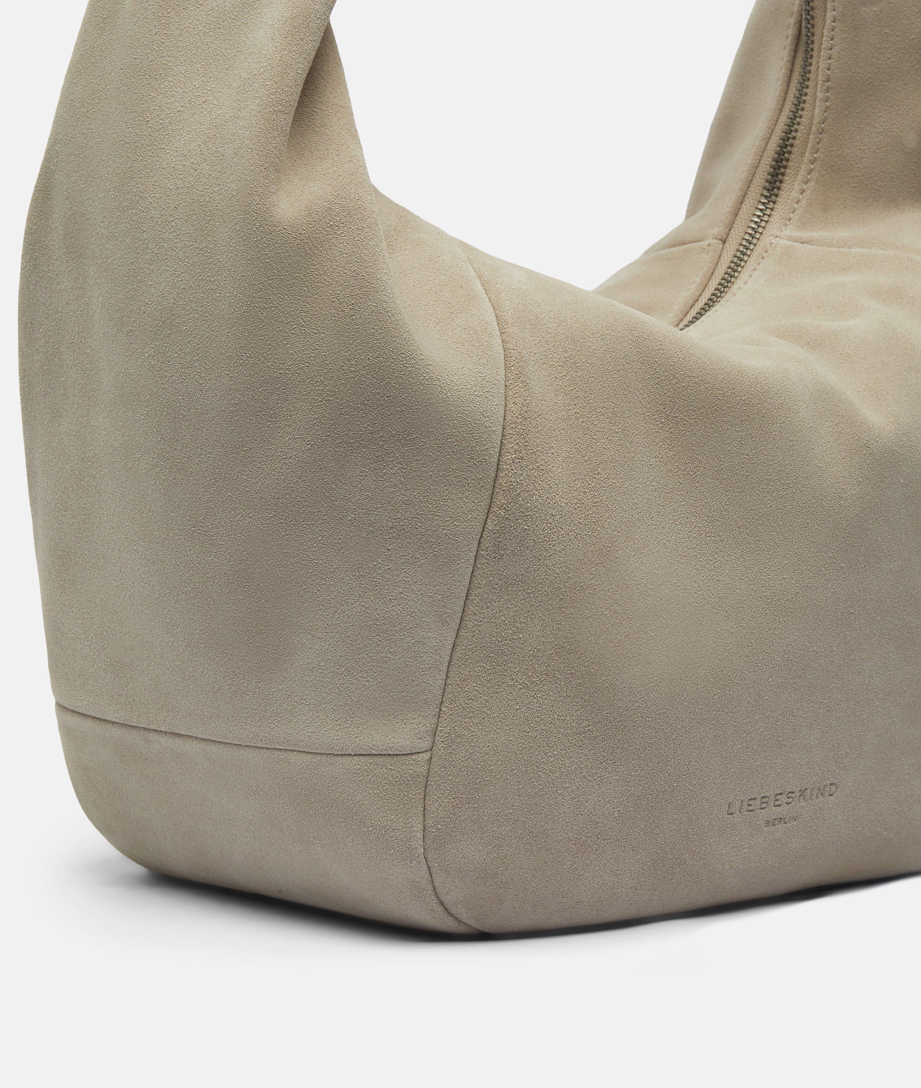 Farrah II Hobo M in beige, blau & braun