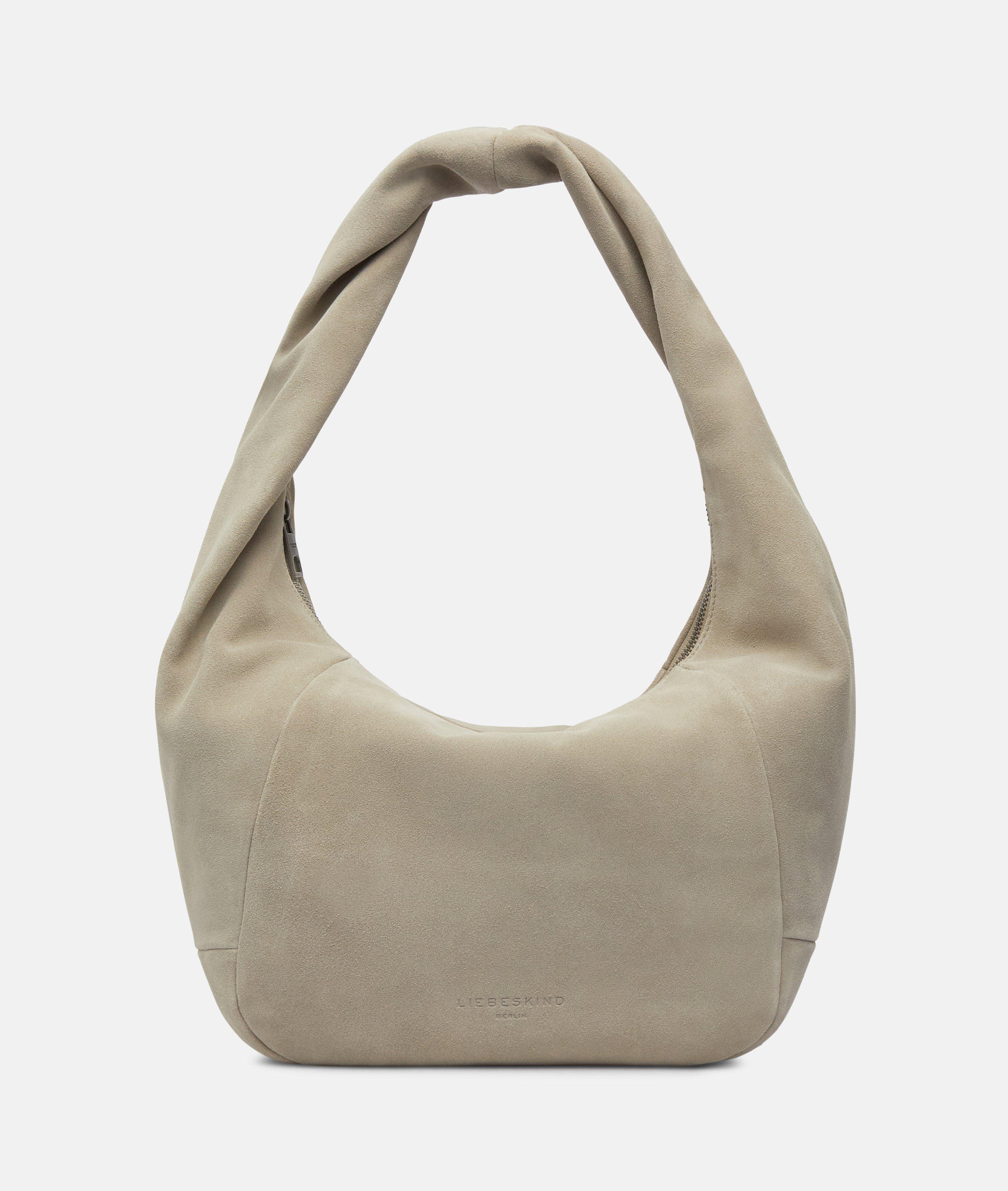 Farrah II Hobo M in beige, blau & braun