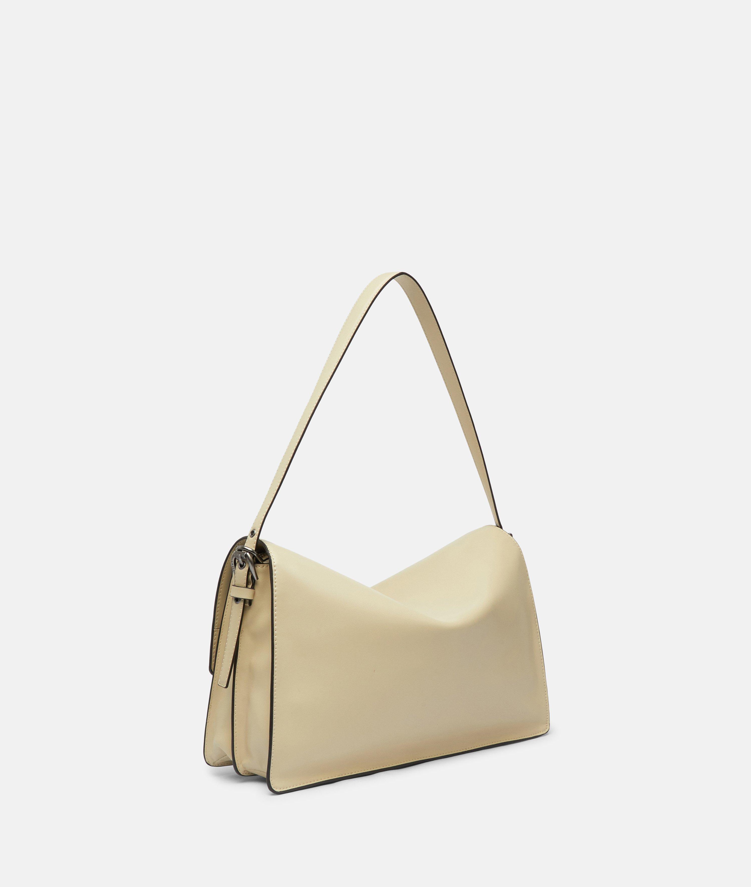 Audrey Crossbody M in beige, schwarz & blau