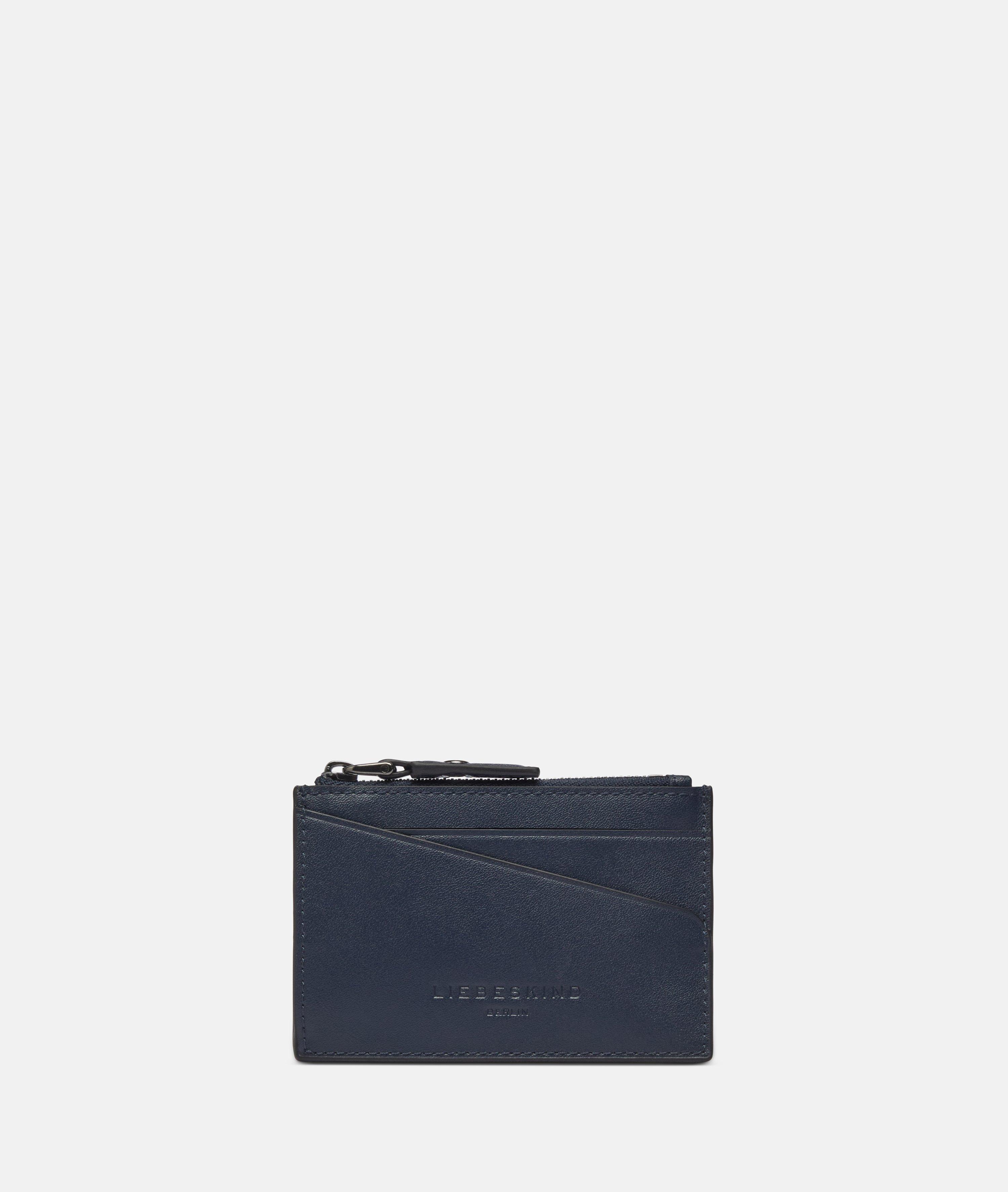 Mina Geldbörse XS in blau, beige & schwarz