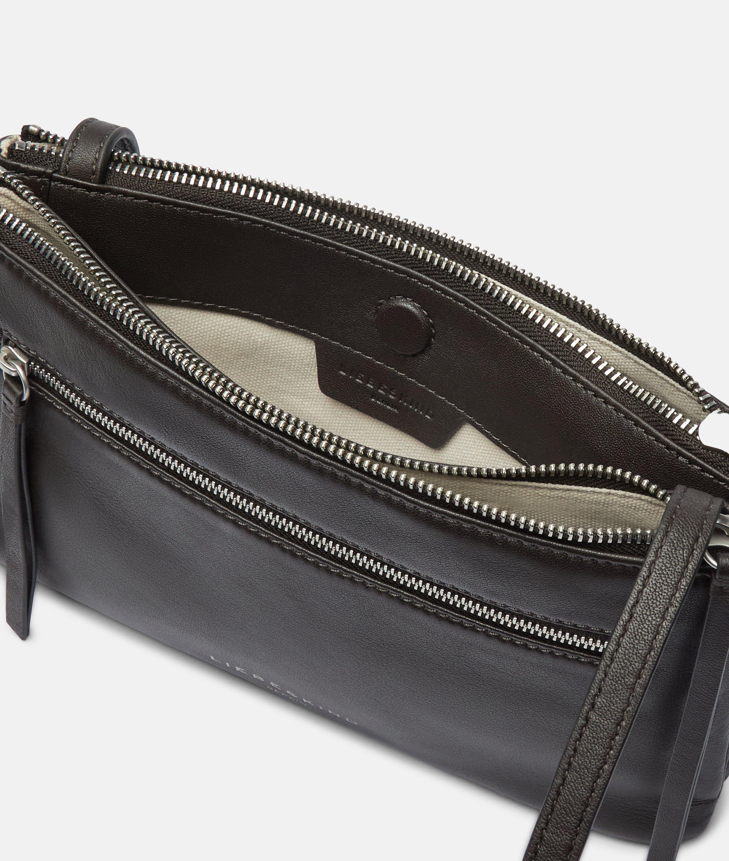 Double Zena Crossbody S in brown, black & blue