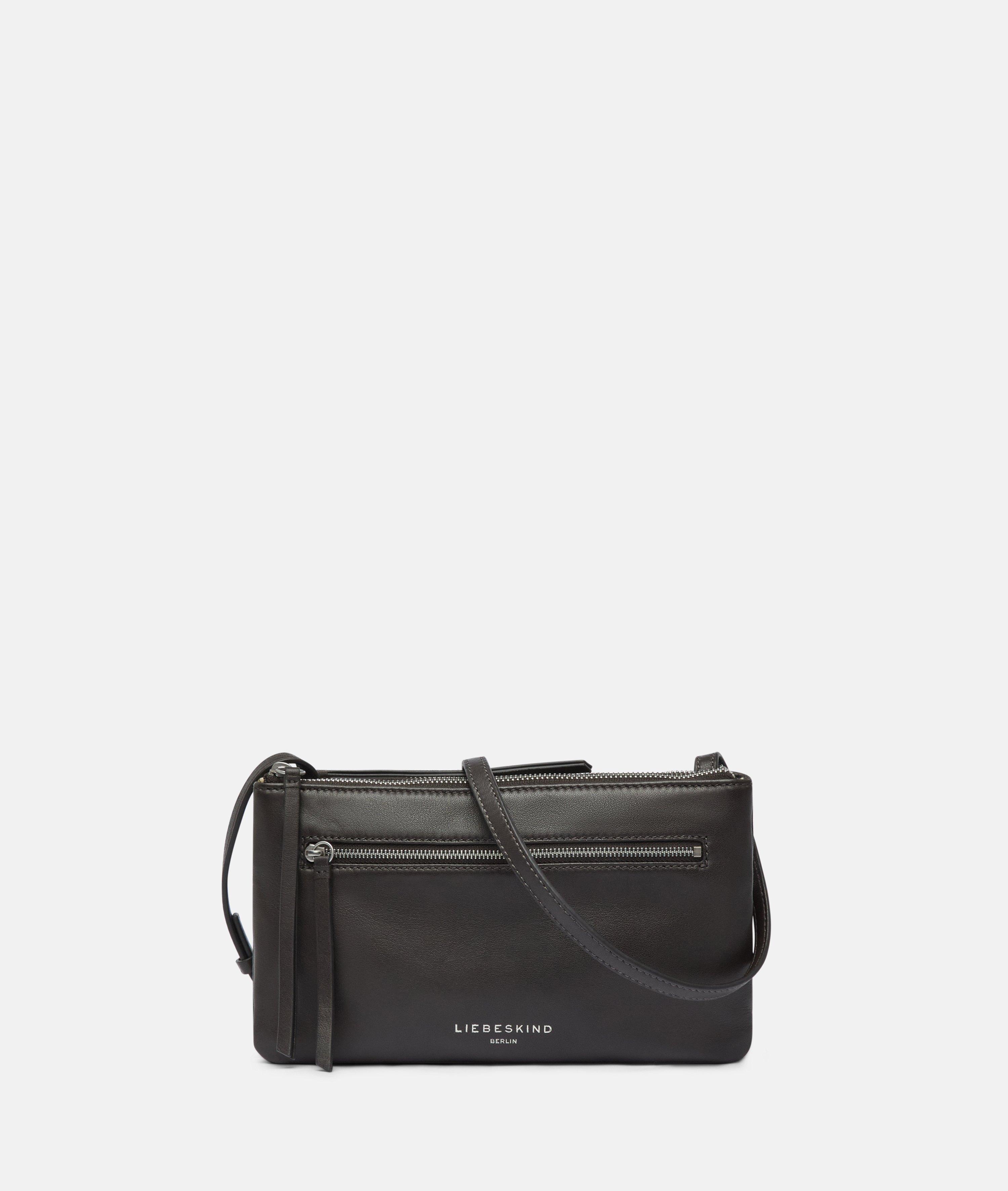 Double Zena Crossbody S in brown, black & blue