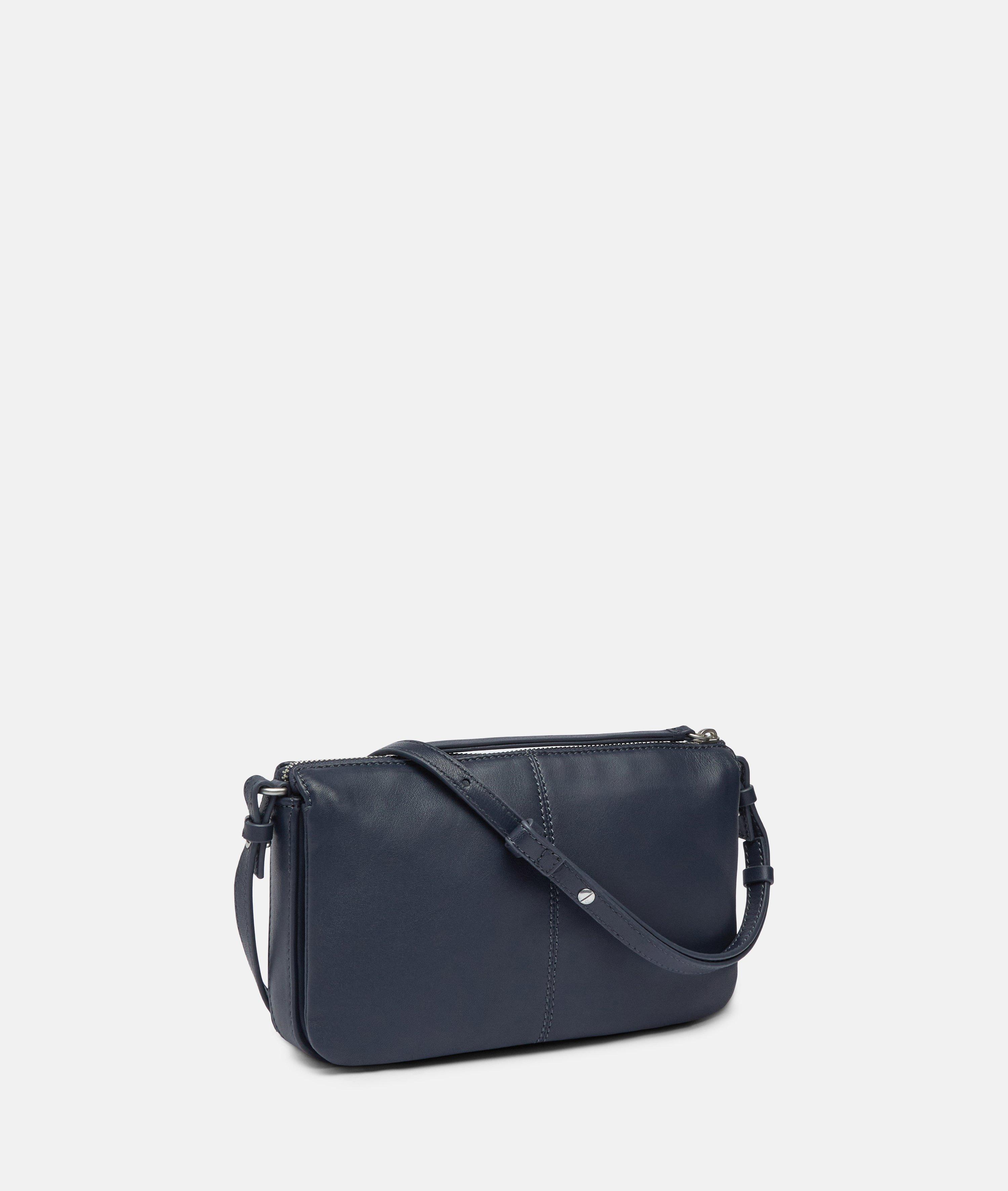 Nina Crossbody S in blue, black, brown & beige