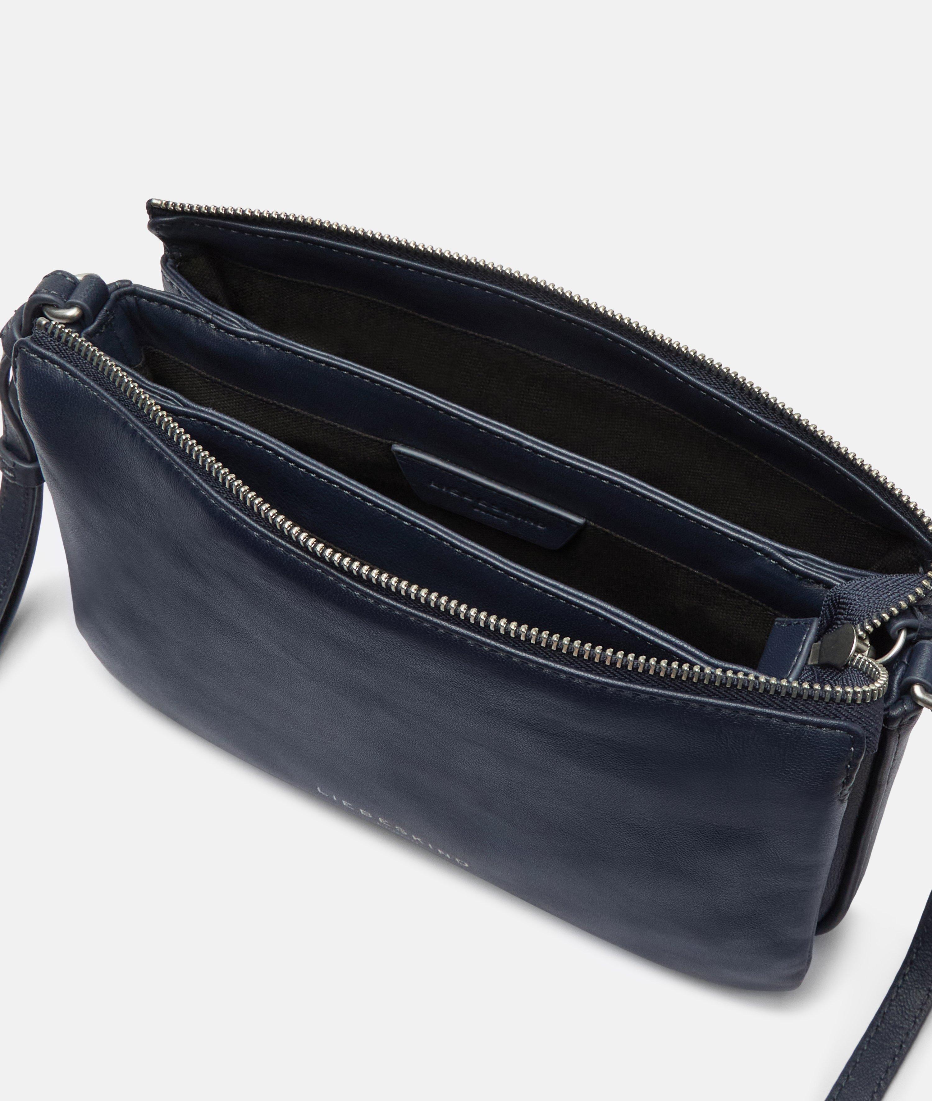 Nina Crossbody S in blue, black, brown & beige