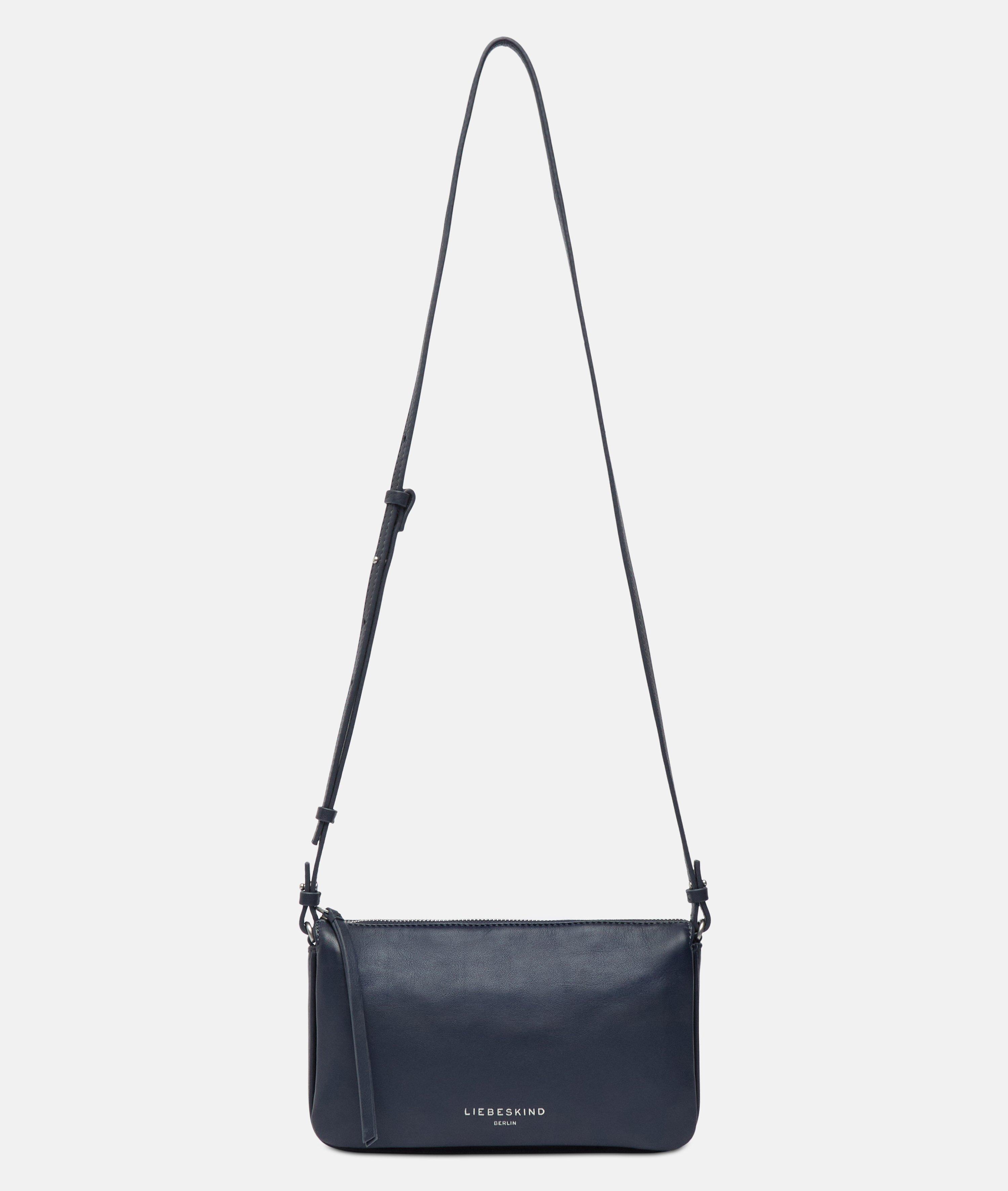 Nina Crossbody S in blue, black, brown & beige