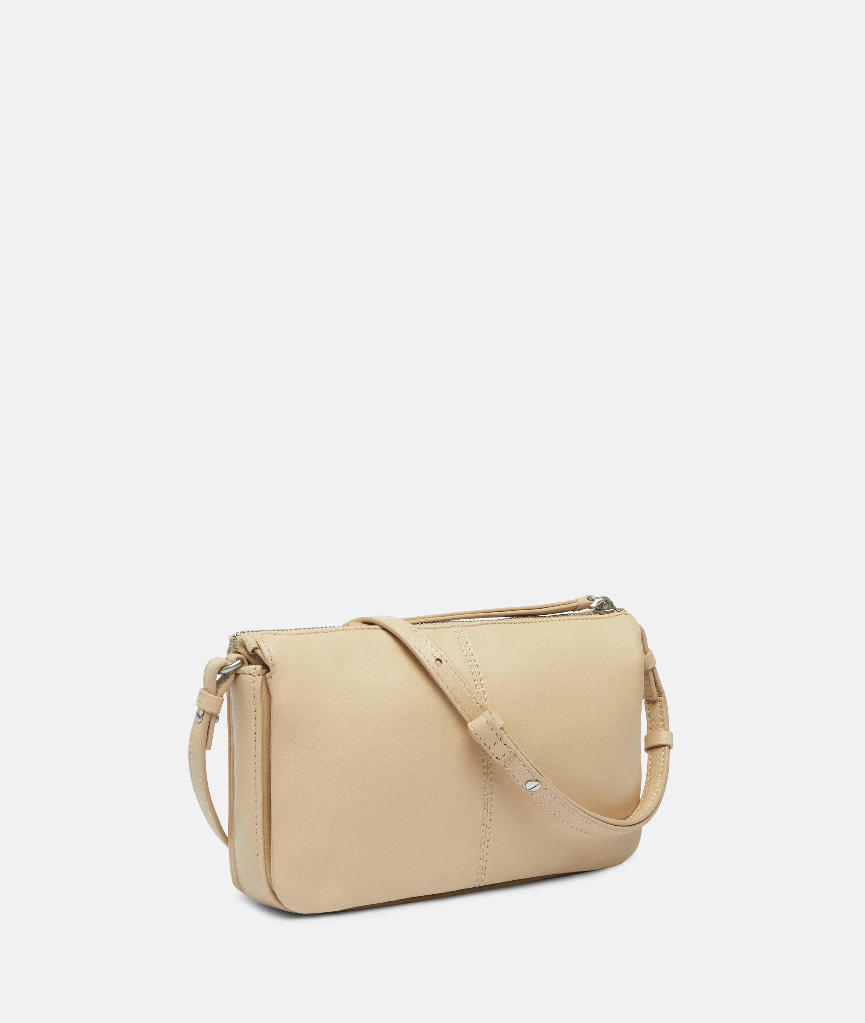 Nina Crossbody S in beige, black, brown & blue