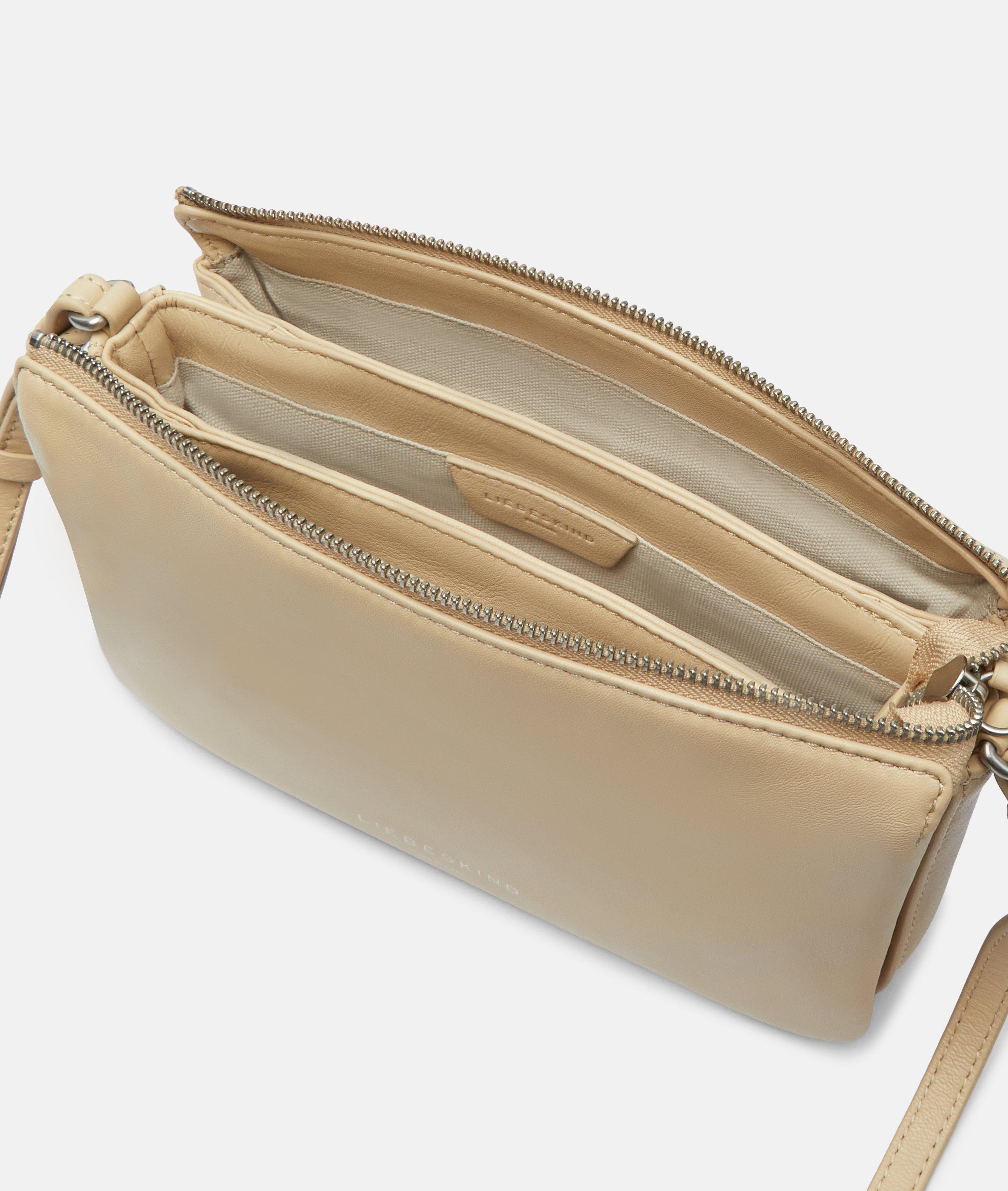 Nina Crossbody S in beige, black, brown & blue