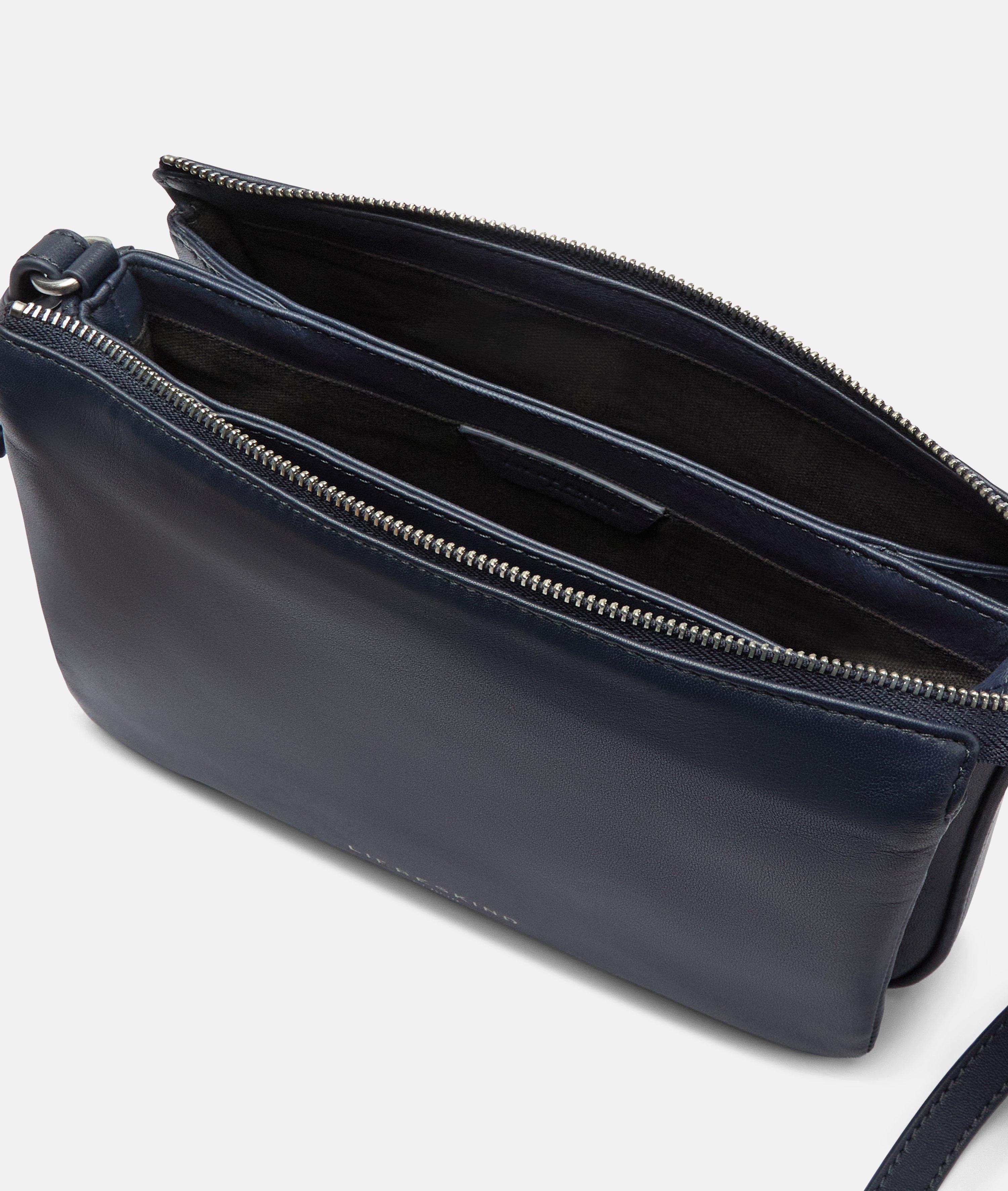 Nina Crossbody M in blue & brown