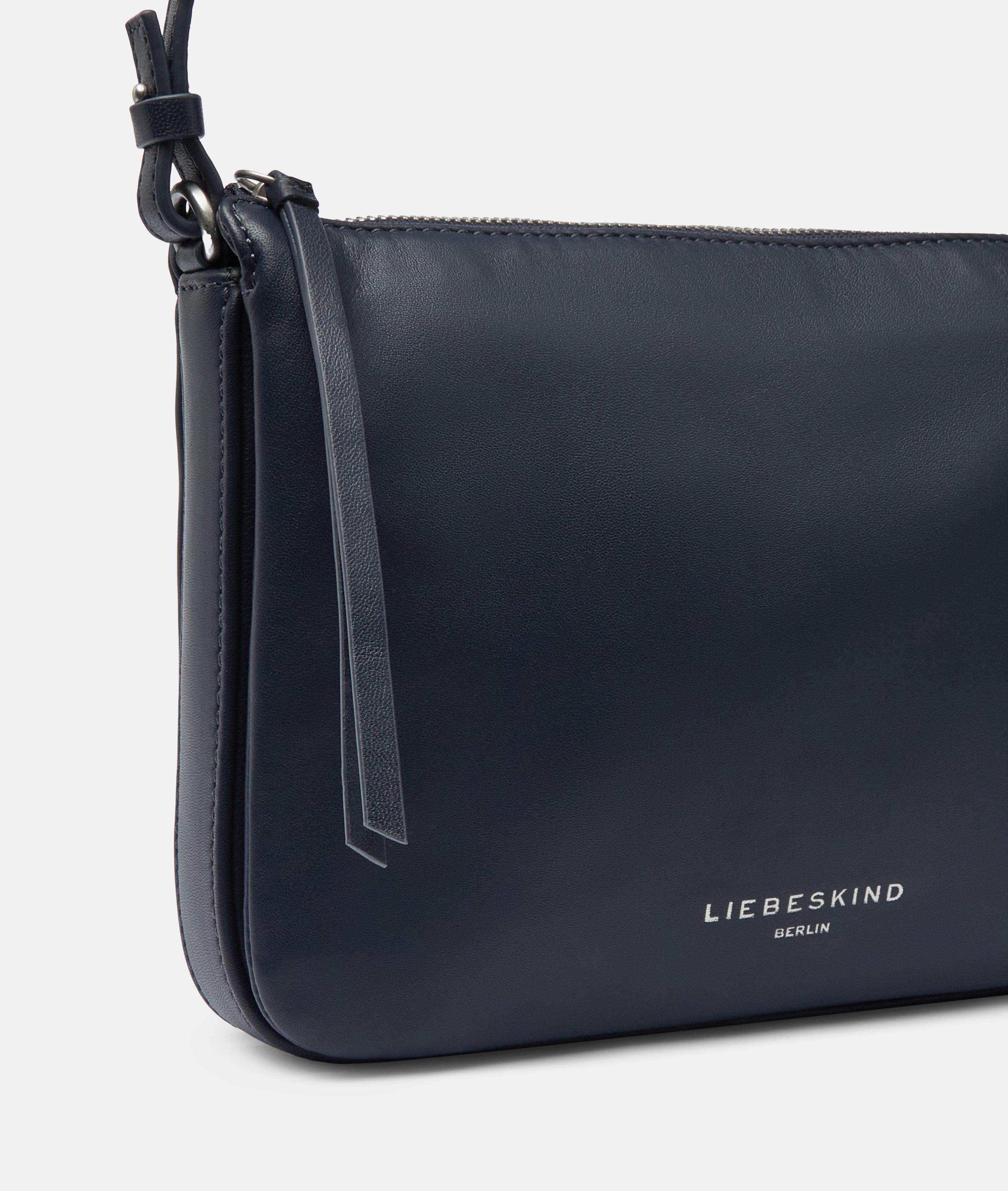 Nina Crossbody M in blue & brown