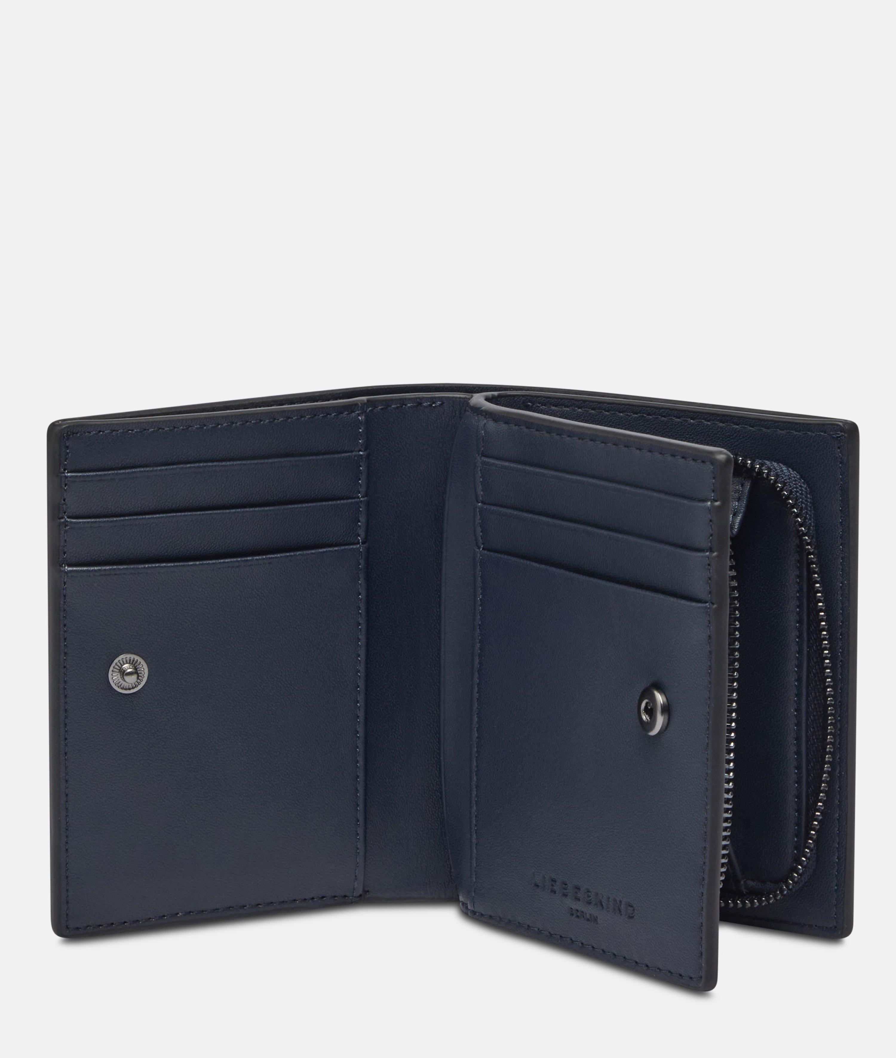 Thea Geldbörse M in blau & beige