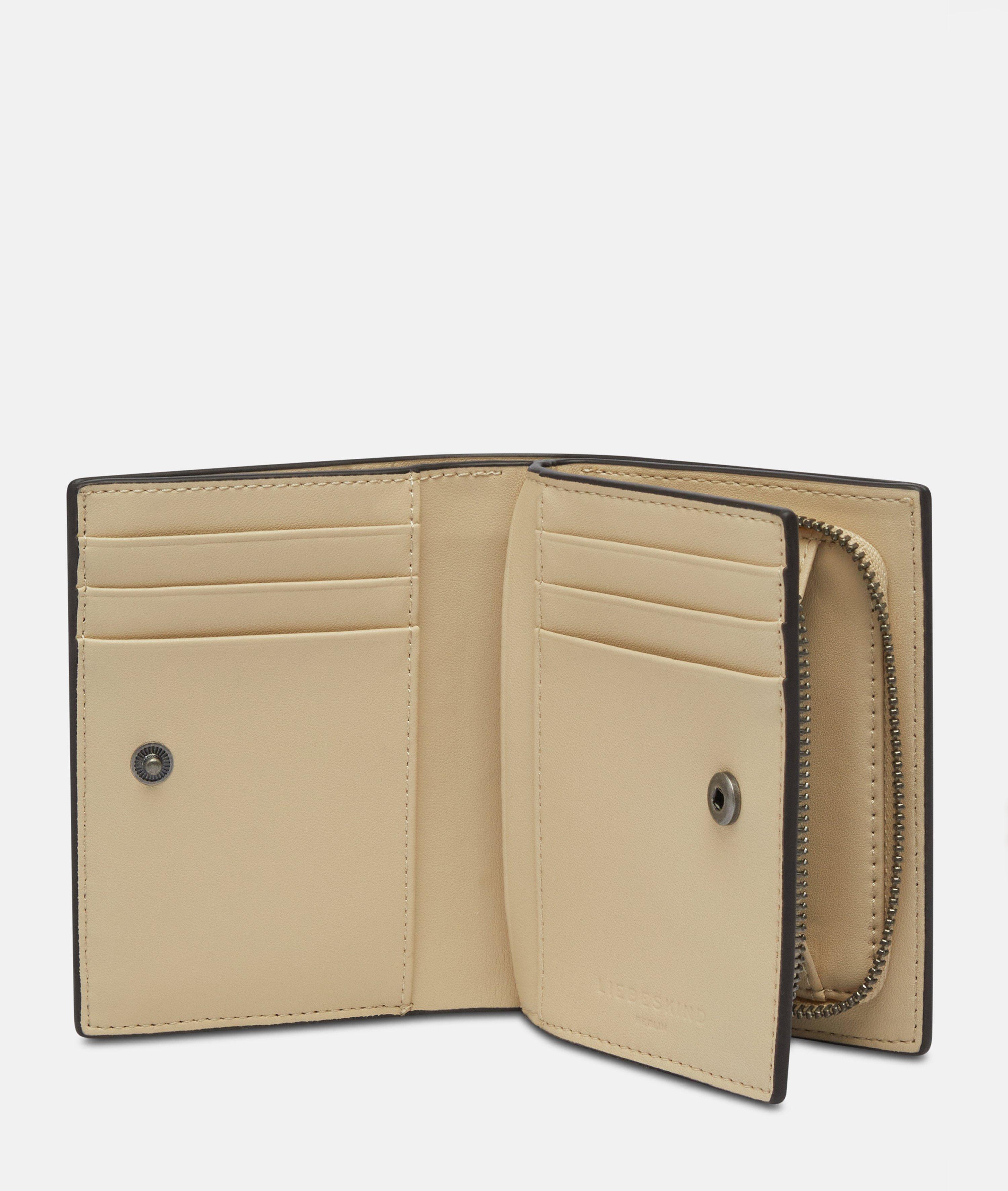 Thea tas M in beige, blauw & zwart