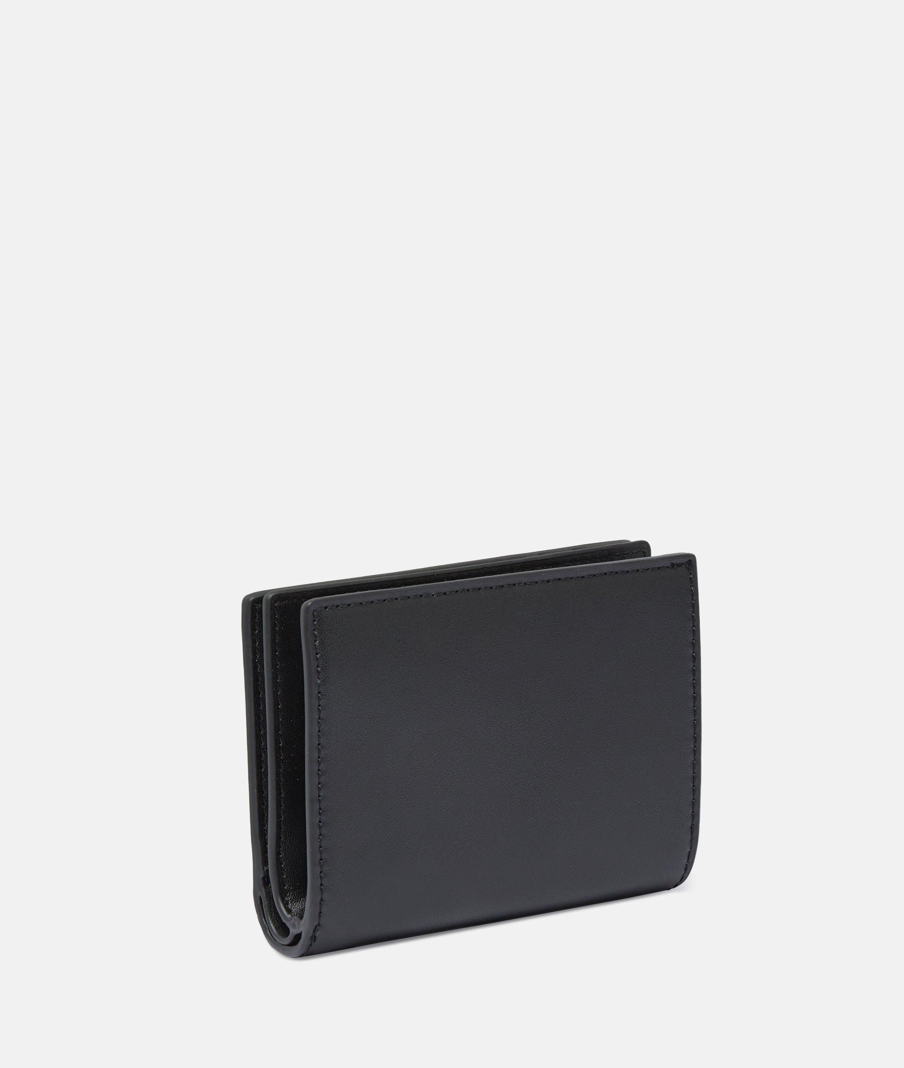 Thea Geldbörse M in schwarz, beige & blau