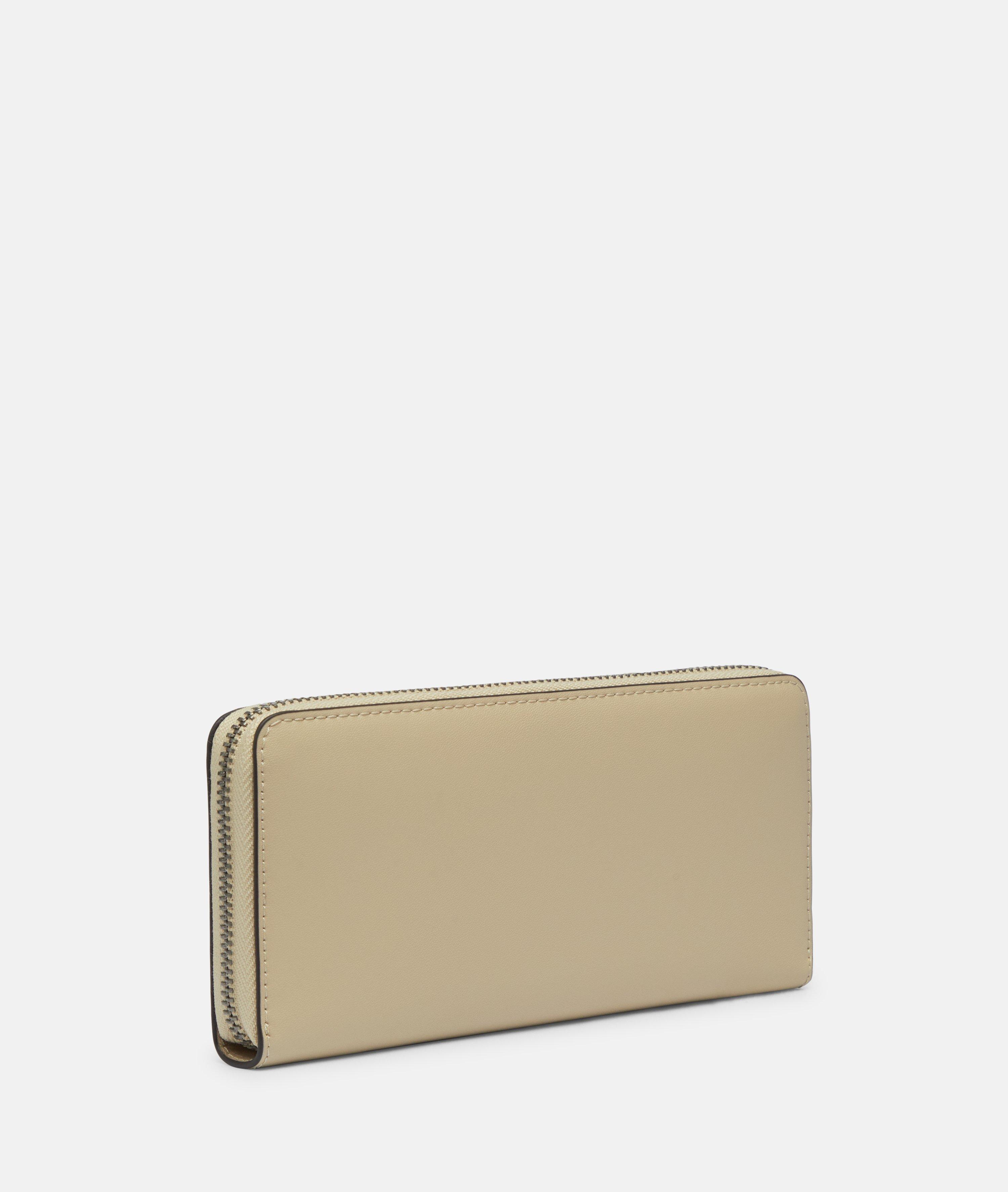 Sally Geldbörse L in beige, schwarz & blau