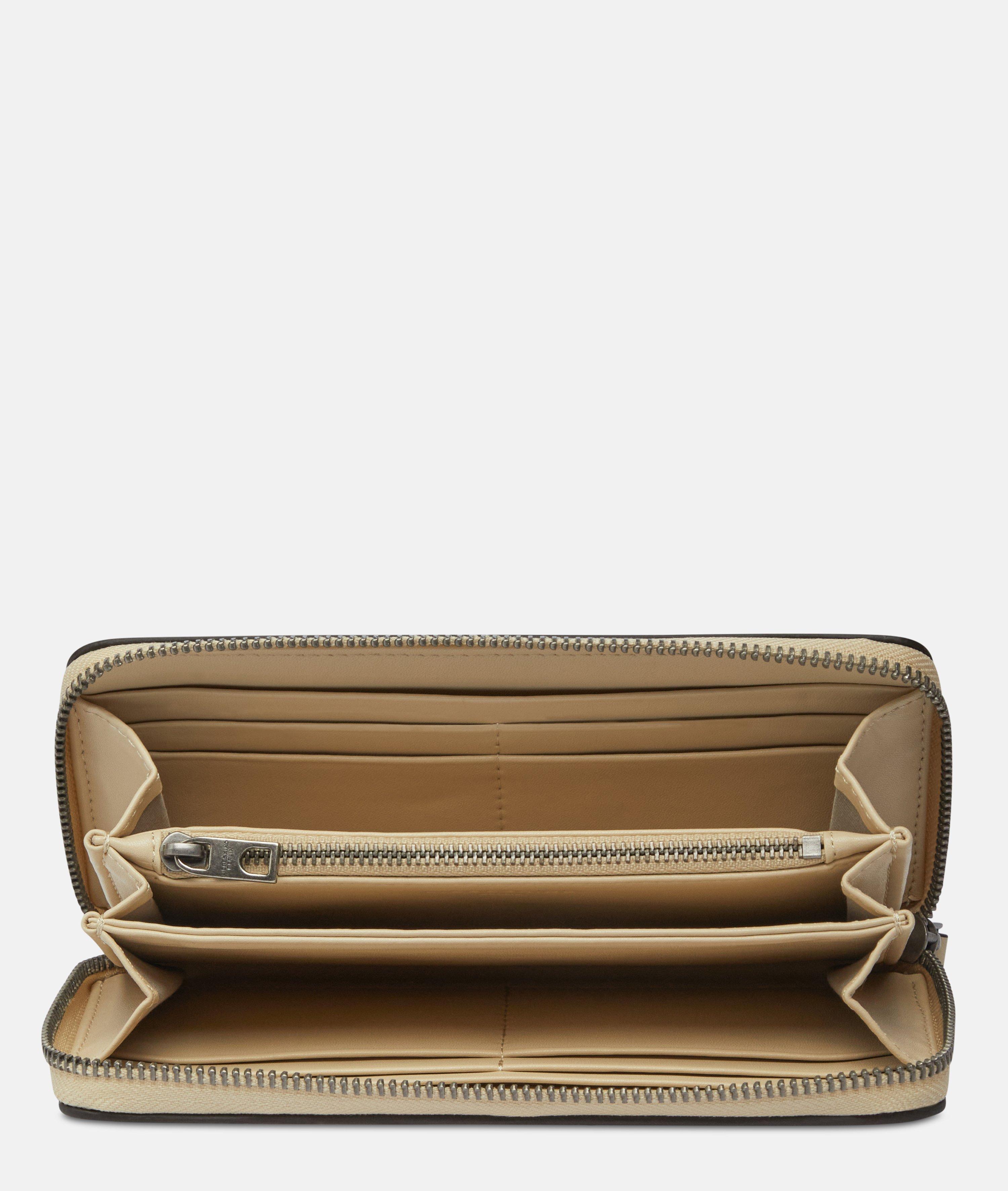 Sally Geldbörse L in beige & braun
