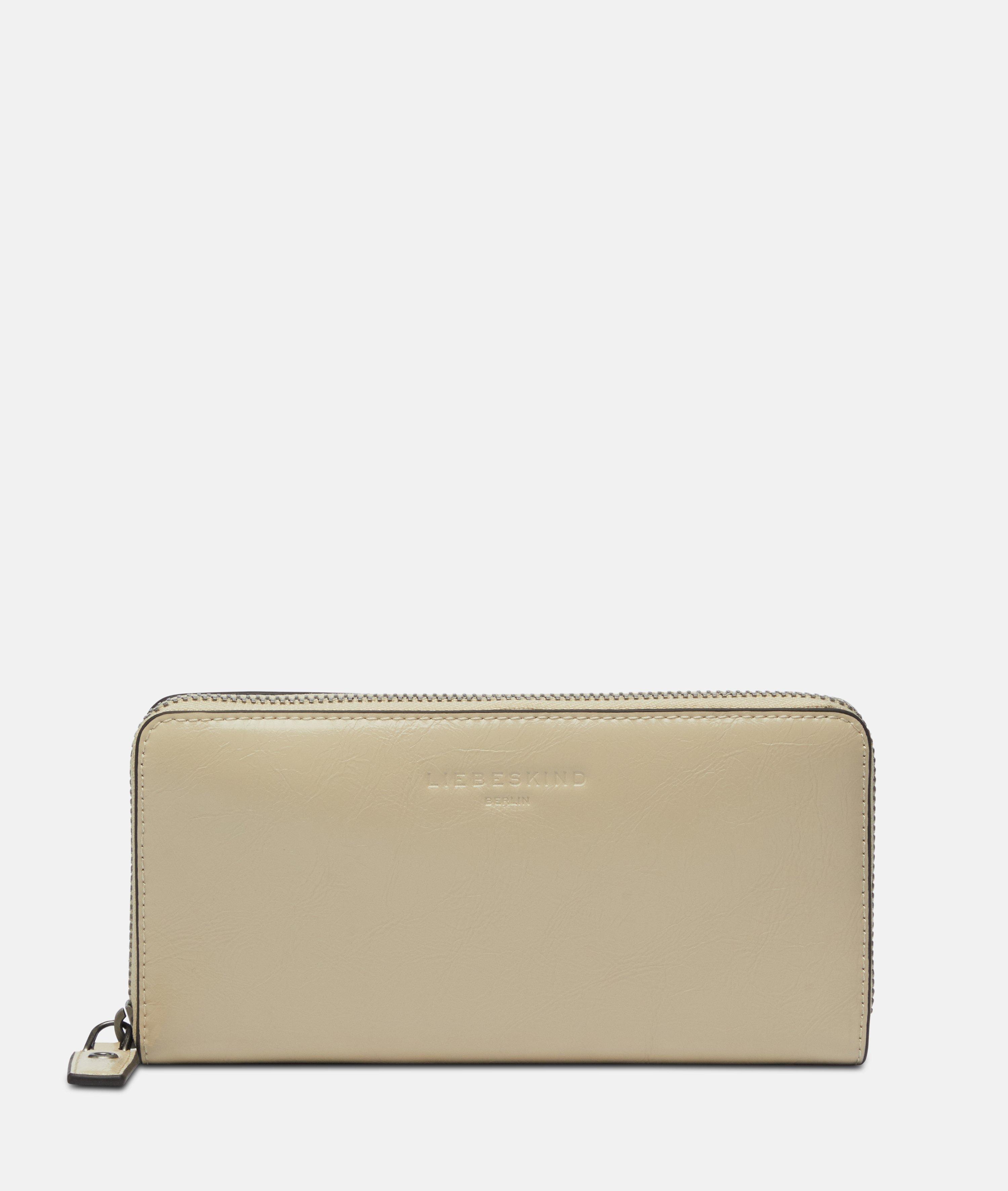 Sally Geldbörse L in beige & braun