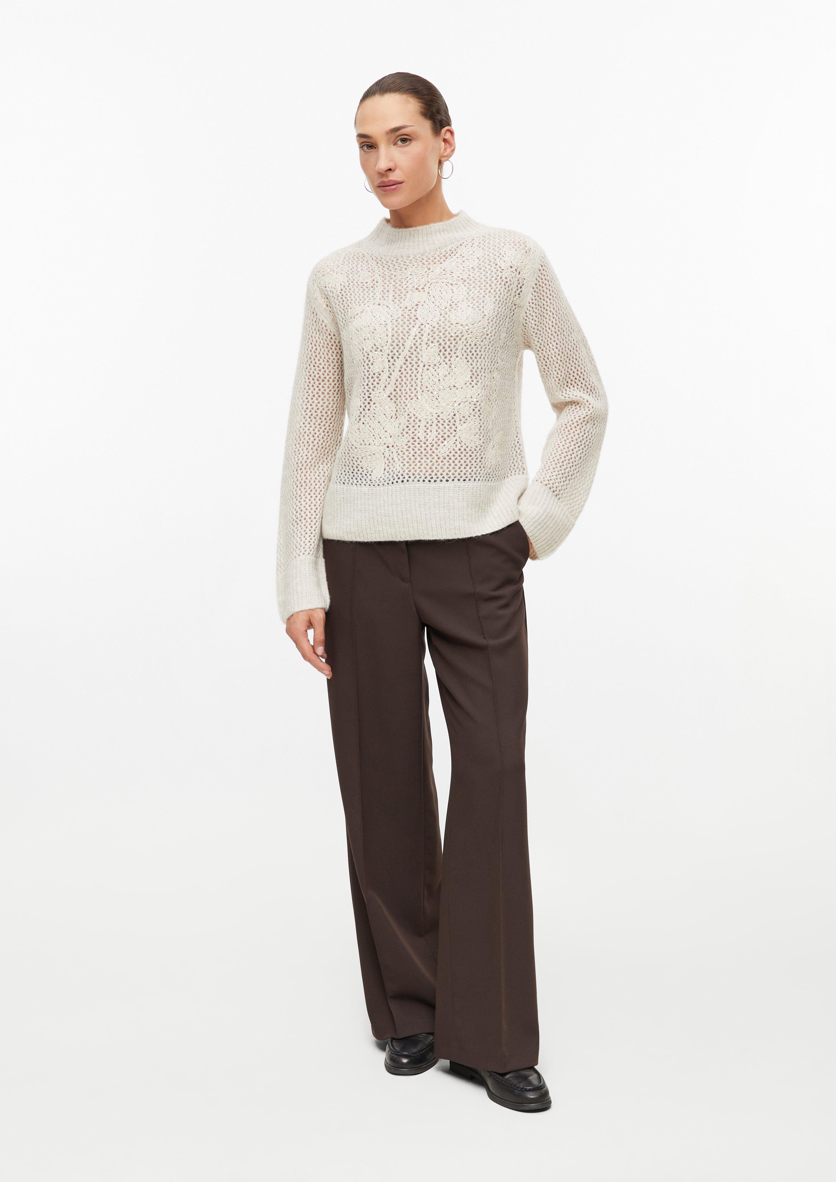 Kobiety Sweter z dzianiny w kolorze beżowy od s.Oliver BLACK LABEL