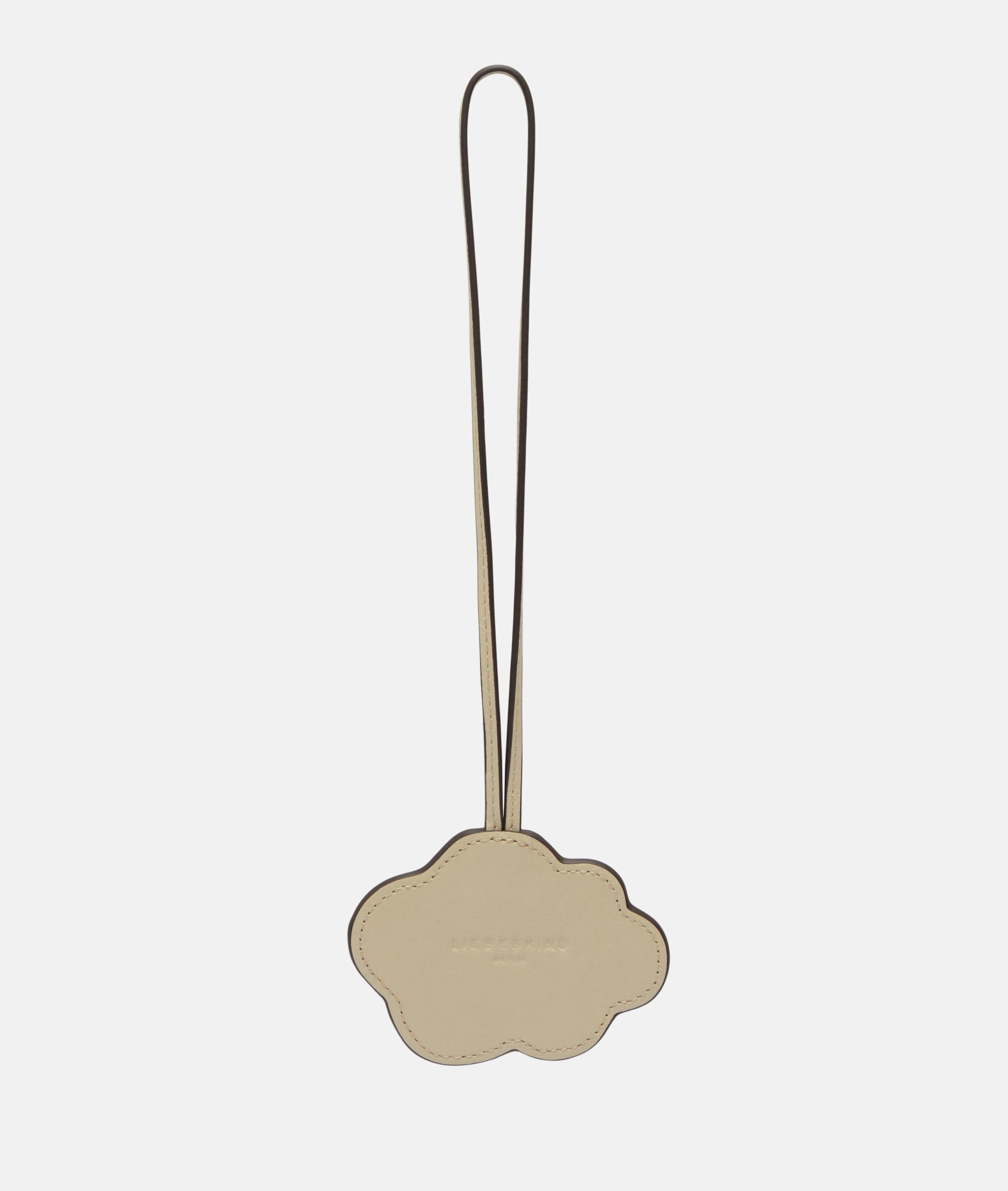 Cloud Mirror Pendant in beige & brown