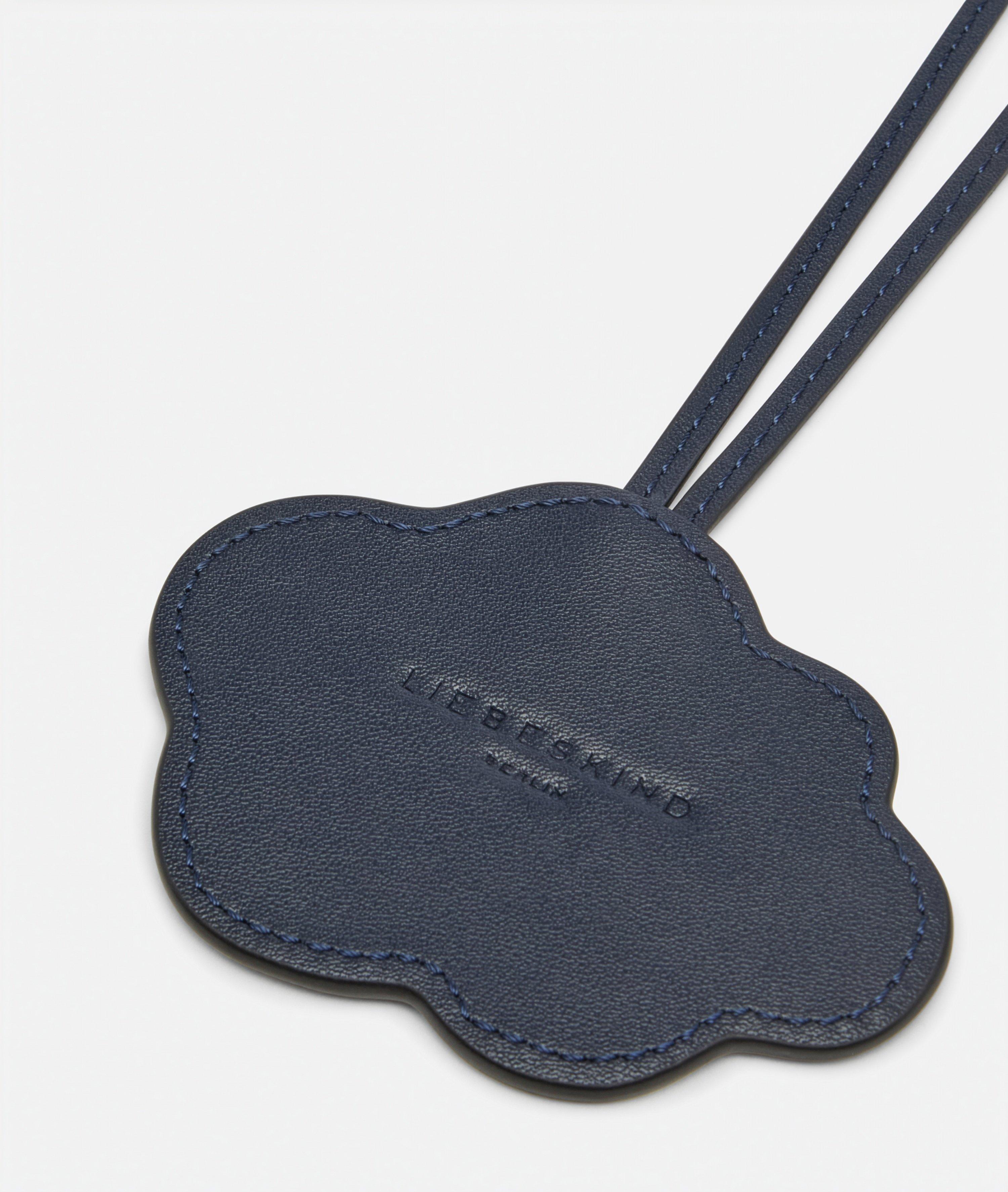 Cloud Mirror Pendant in blue & beige