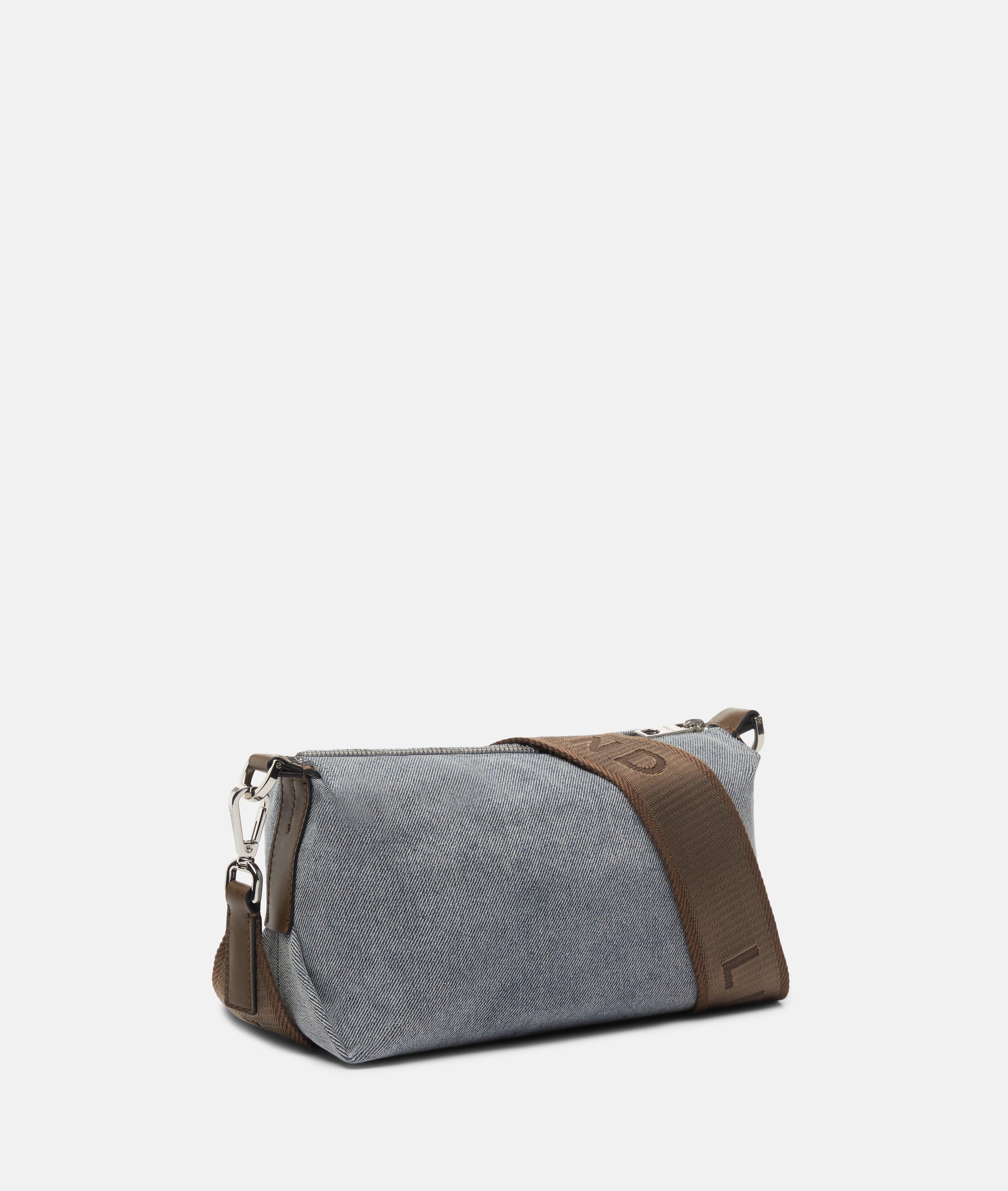 Denim Elvira Camera-Bag S in blau, schwarz & braun