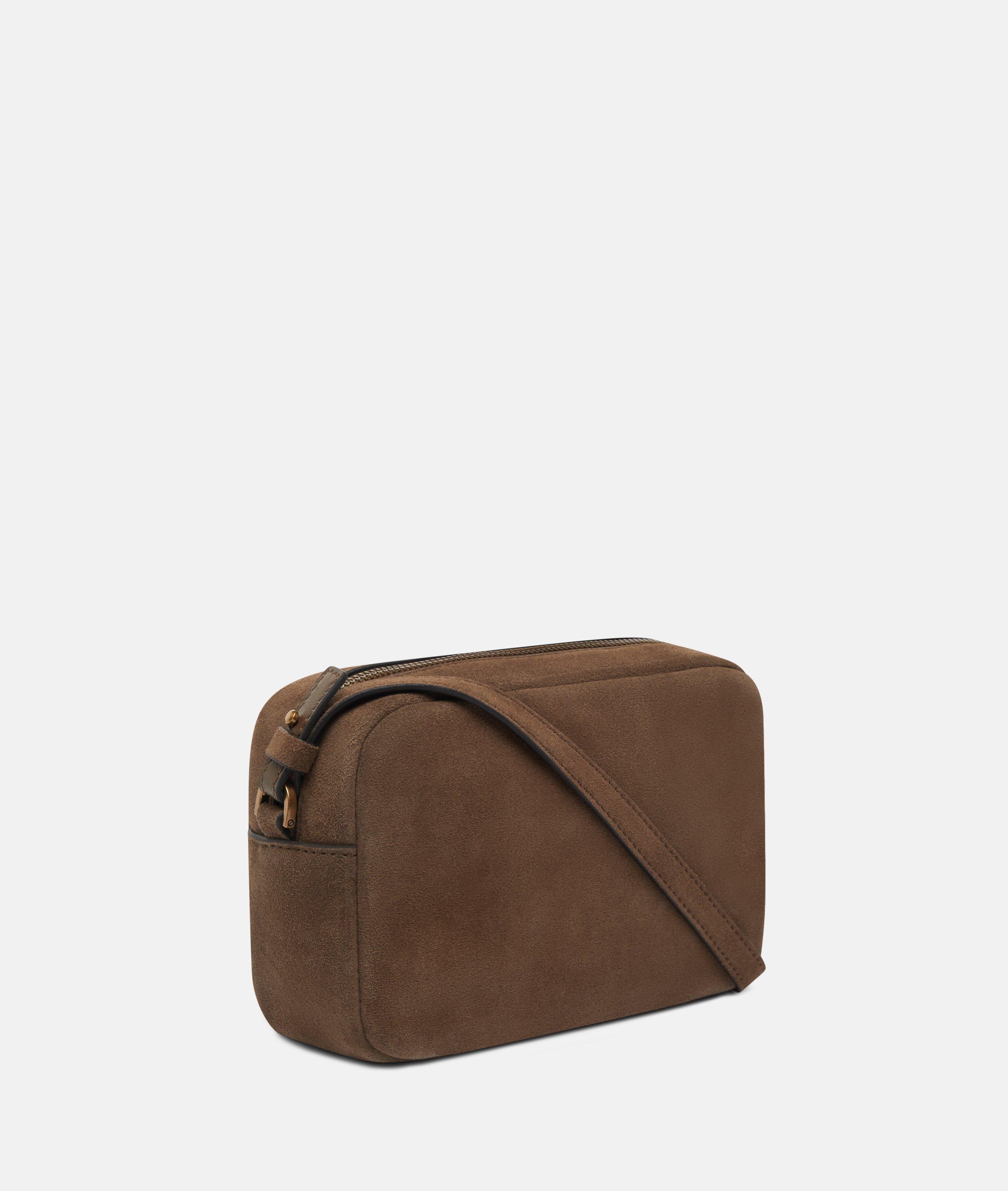 Crossbody in brown, brown & green