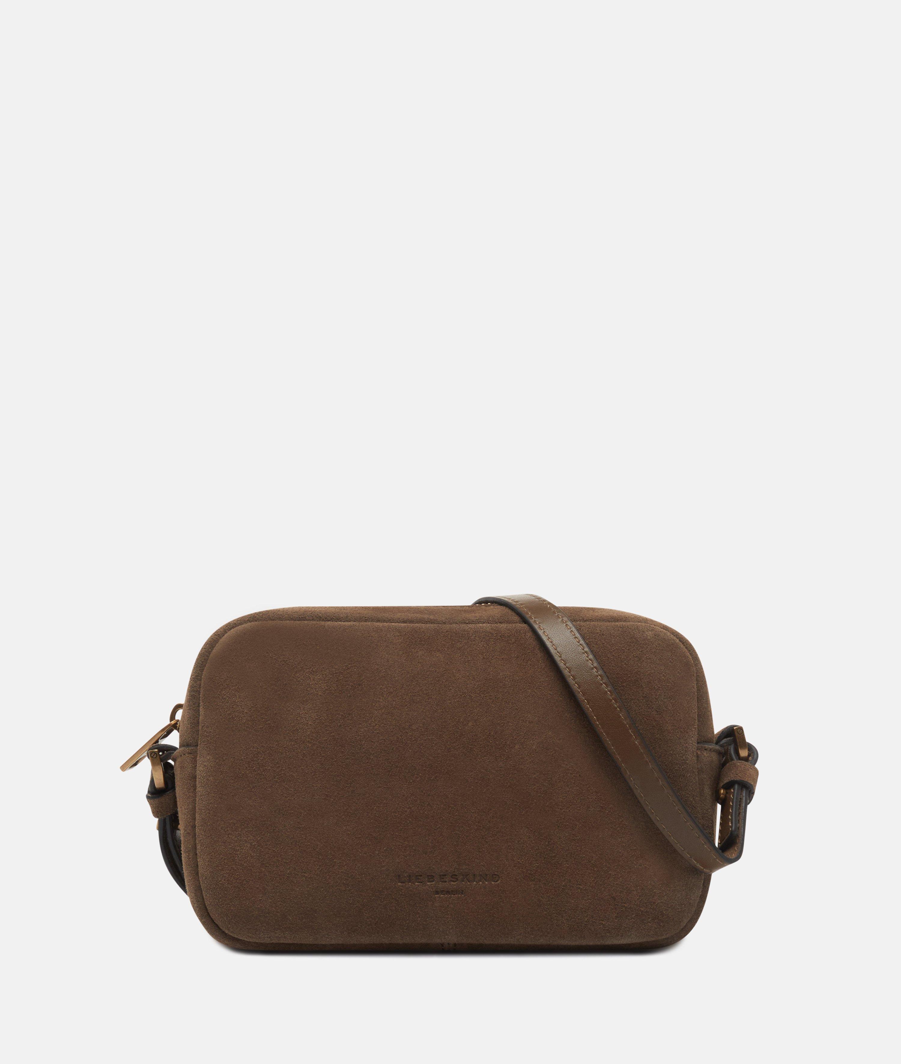 Crossbody in brown, brown & green