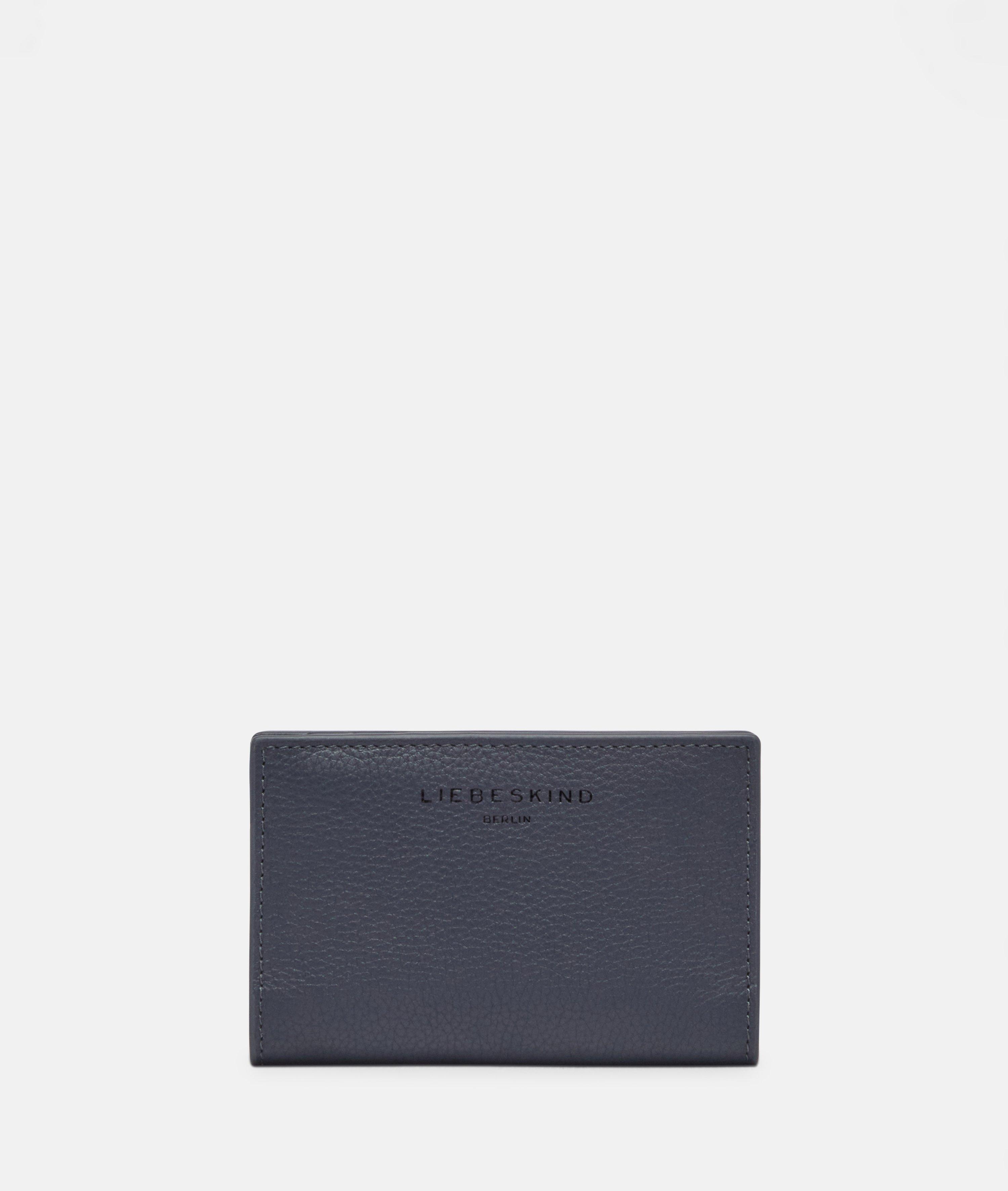 Porte-monnaie Lilith S en bleu, brun & noir