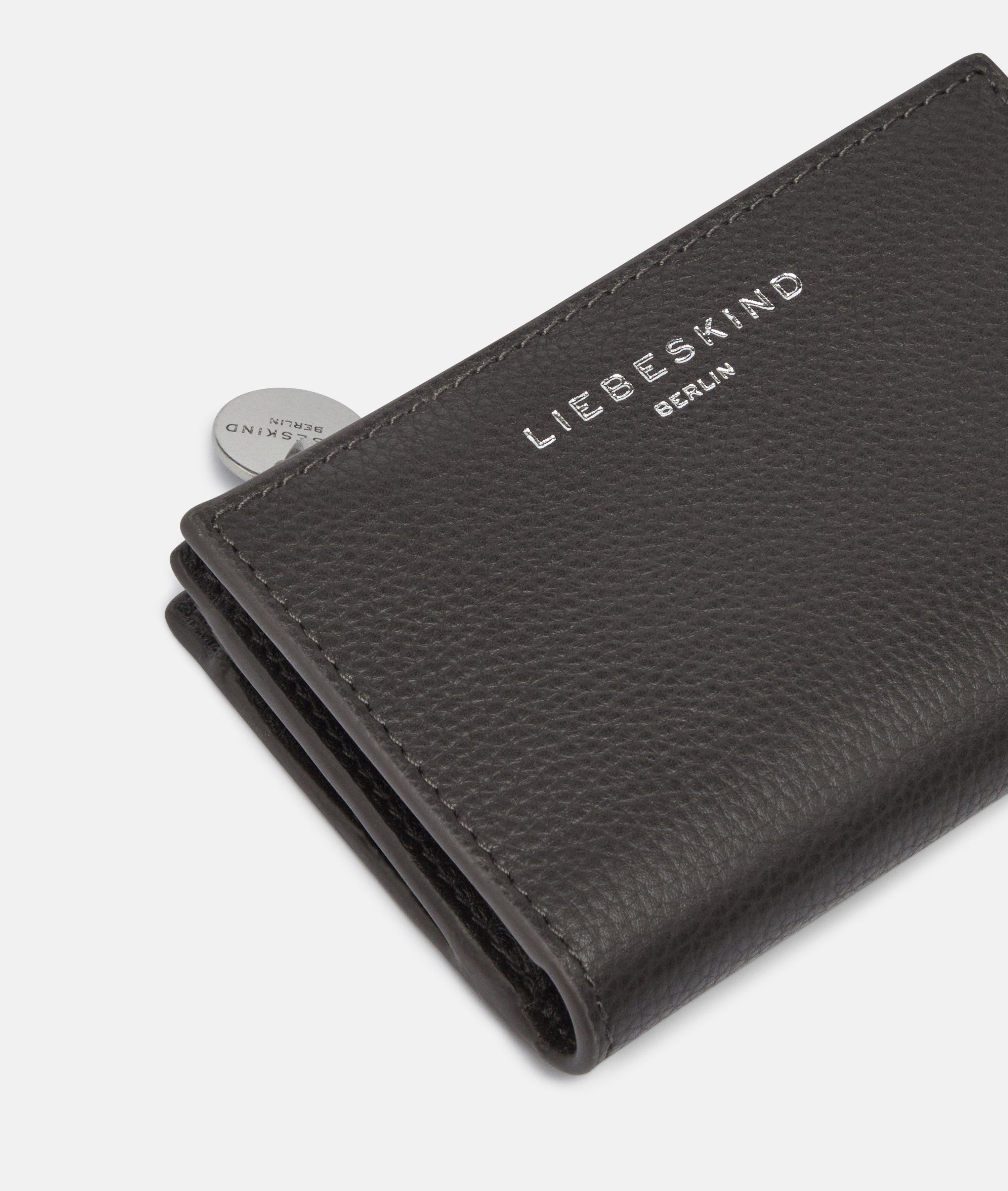 Porte-monnaie Lilith S en brun, bleu & noir