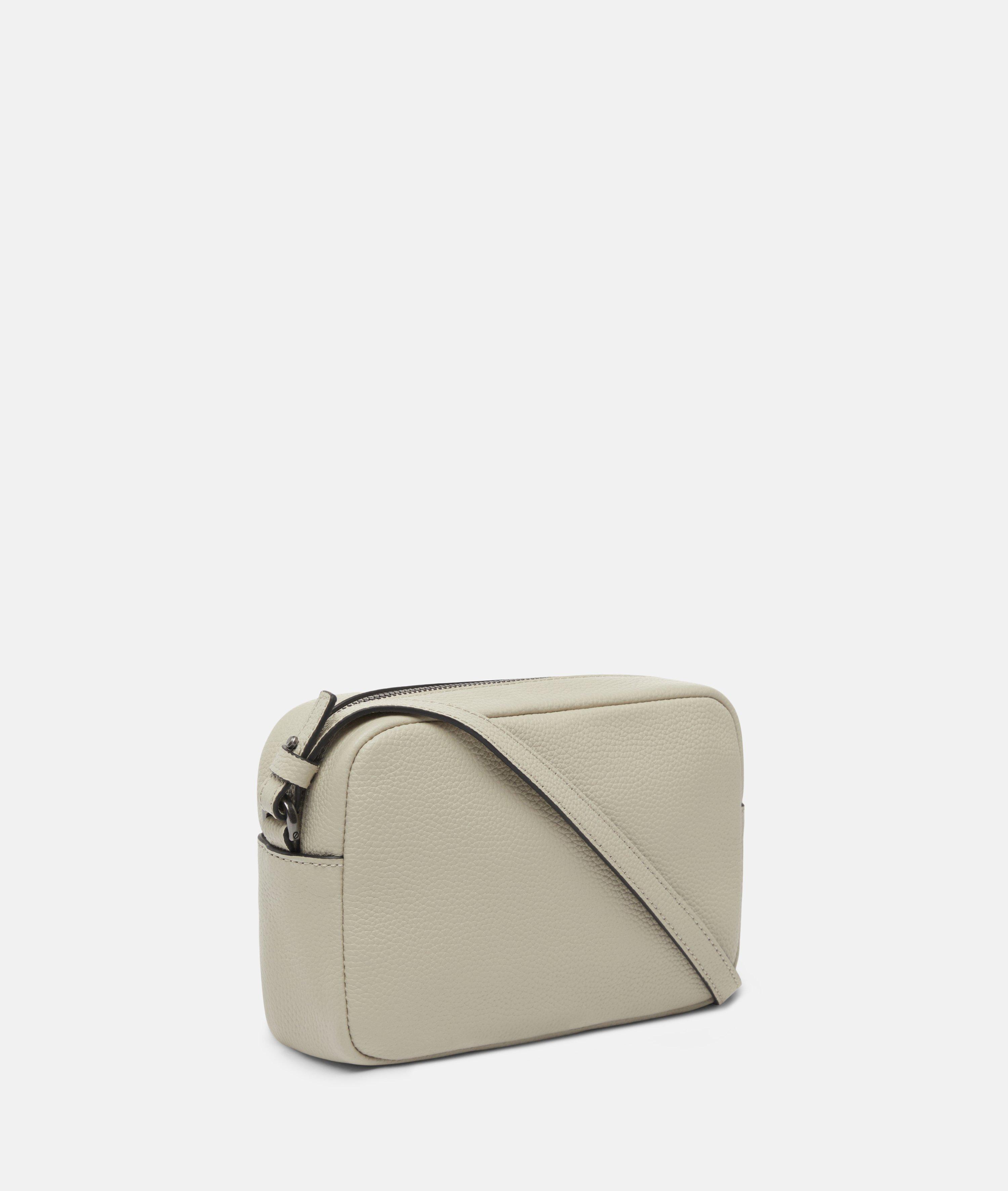 Crossbody in beige & blue