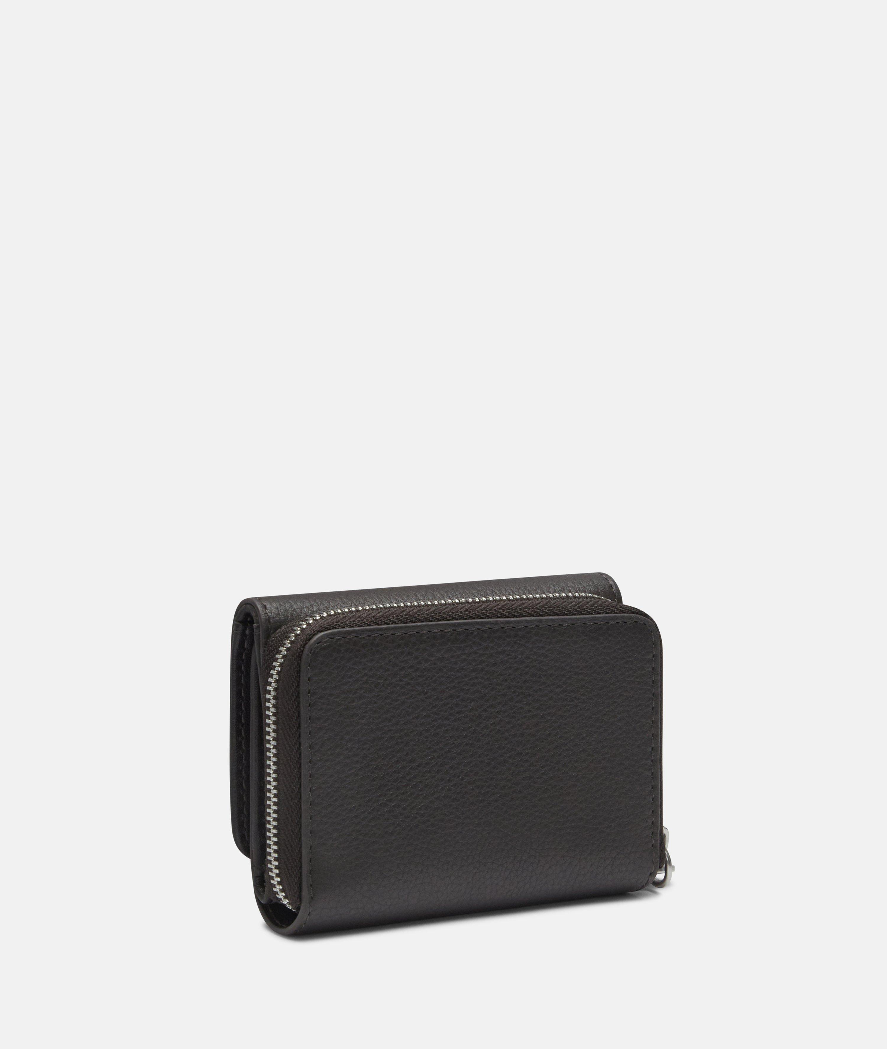 Porte-monnaie Pablita M en brun, bleu & noir