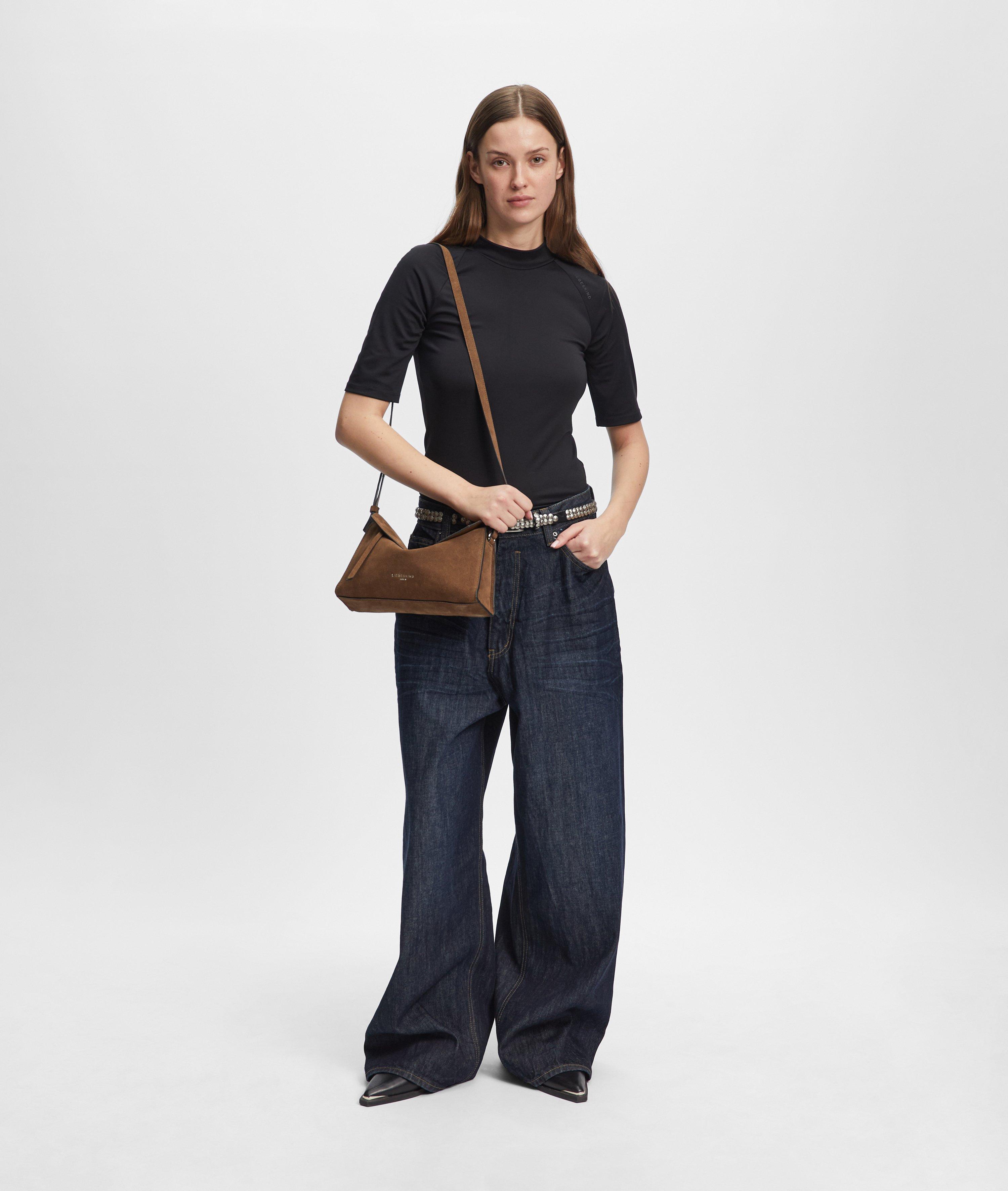 Lora Crossbody S in braun, blau & braun