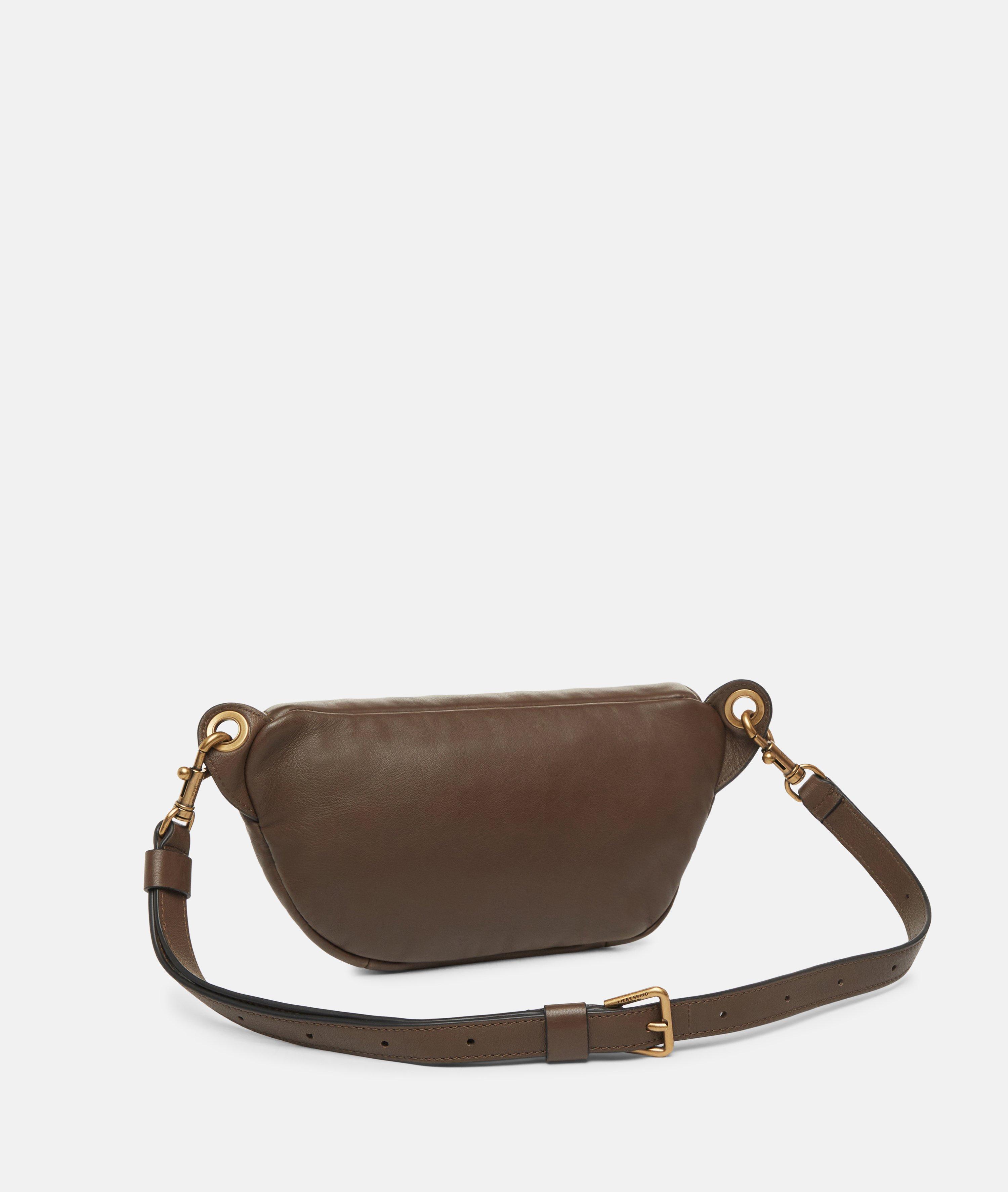 Belt-Bag in brown & blue